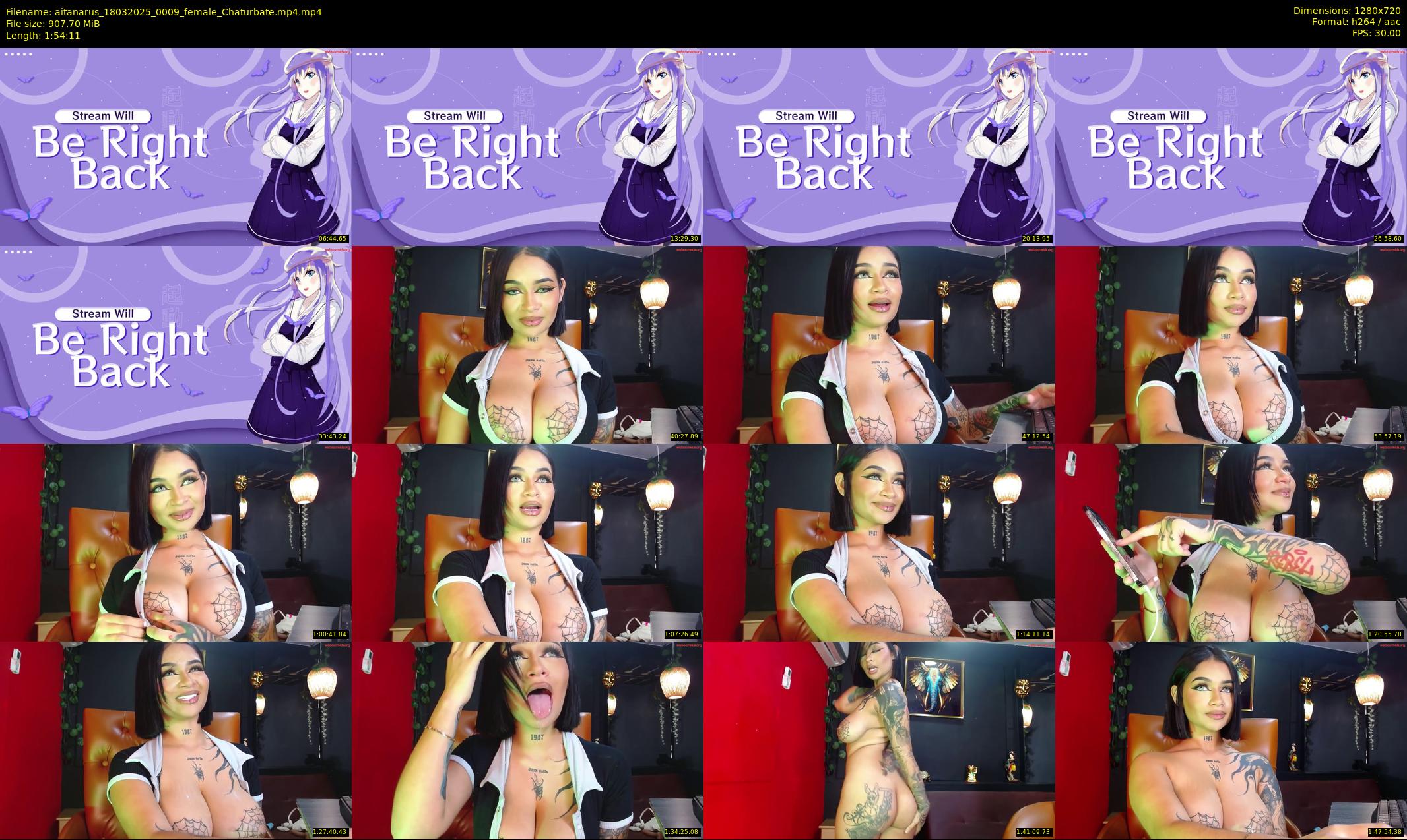 aitanarus — 115 minute Chaturbate female cam show recording, 720p, Mar 18, 2025