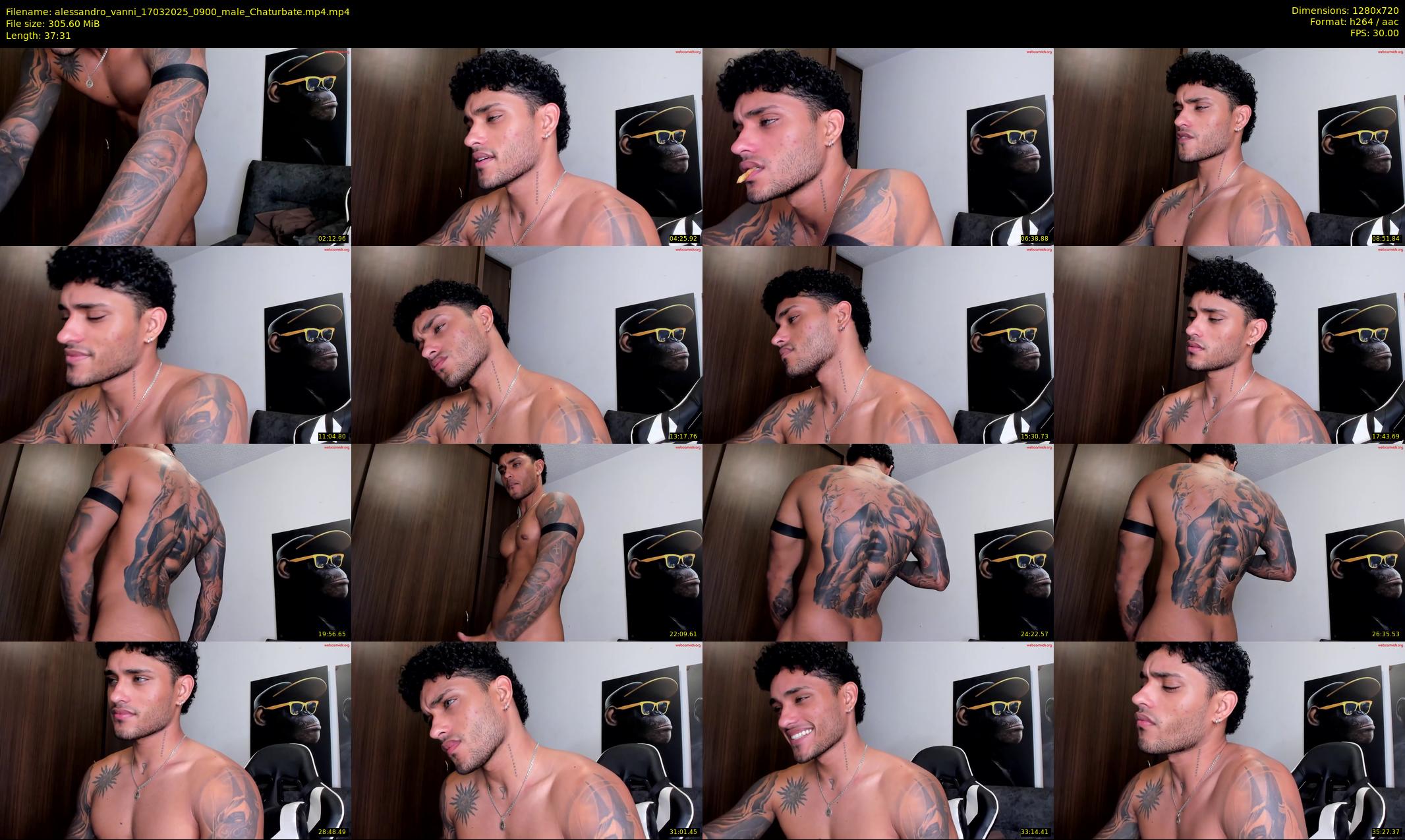 alessandro_vanni — 38 minute Chaturbate male cam show recording, 720p, Mar 17, 2025