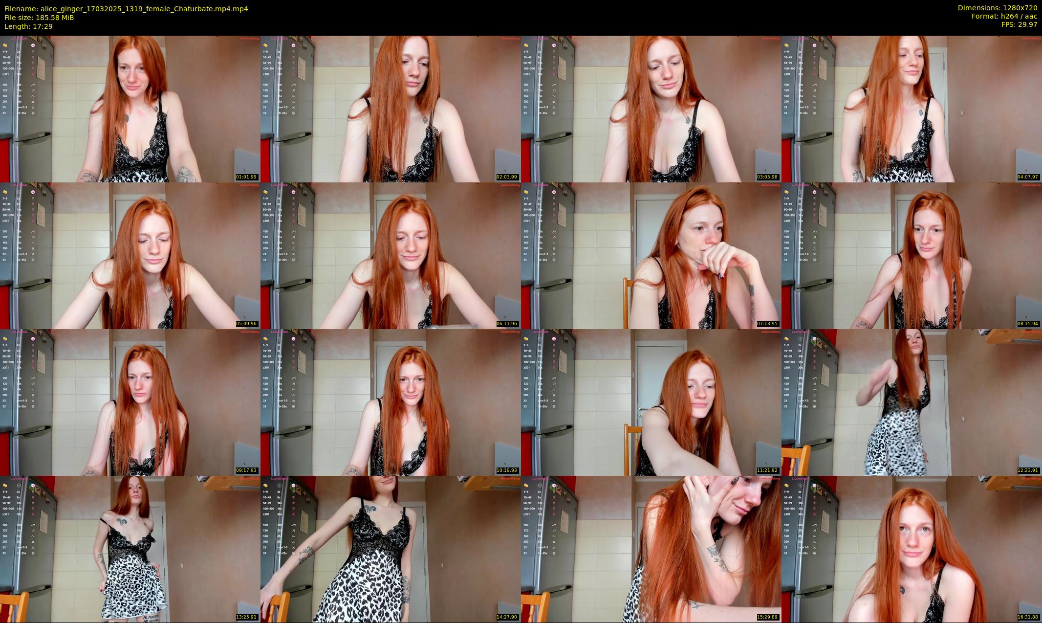 alice_ginger — 18 minute Chaturbate female cam show recording, 720p, Mar 17, 2025