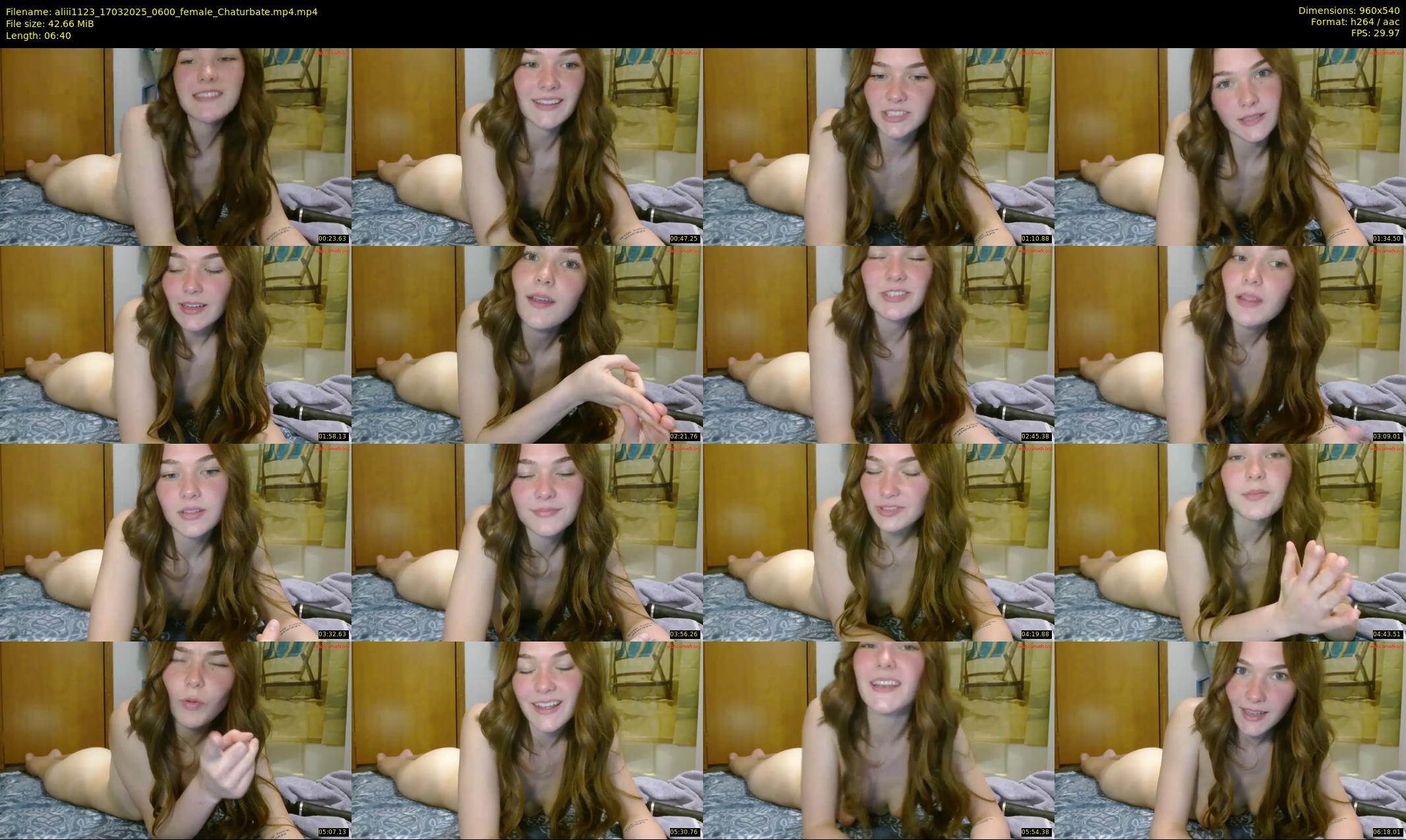 aliii1123 — 7 minute Chaturbate female cam show recording, 480p, Mar 17, 2025