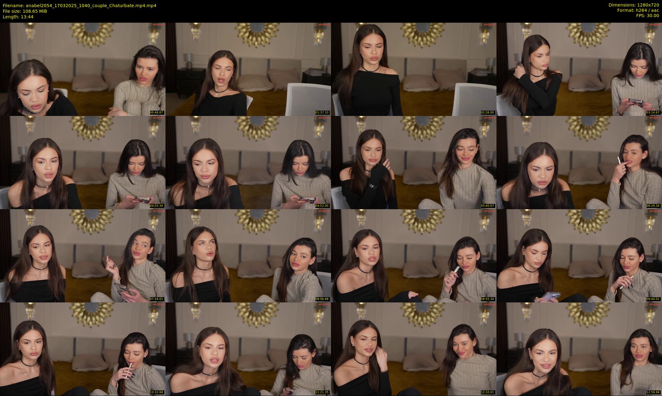 anabel2054 — 14 minute Chaturbate female cam show recording, 720p, Mar 17, 2025