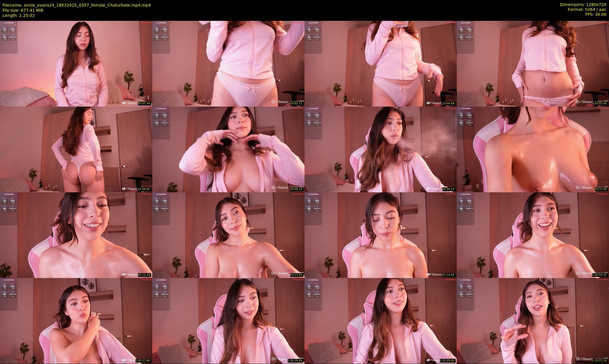 annie_evans24 — 86 minute Chaturbate female cam show recording, 720p, Mar 18, 2025