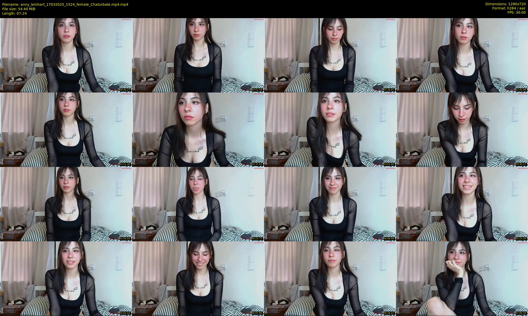 anny_leinhart — 8 minute Chaturbate female cam show recording, 720p, Mar 17, 2025