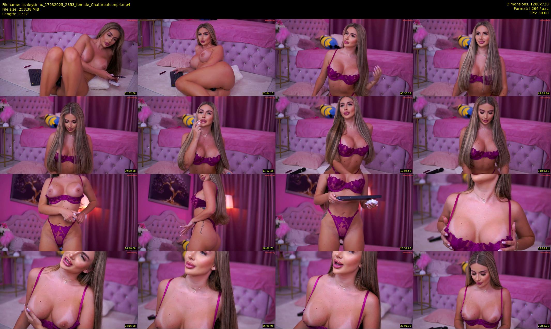 ashleysinnx — 32 minute Chaturbate female cam show recording, 720p, Mar 17, 2025
