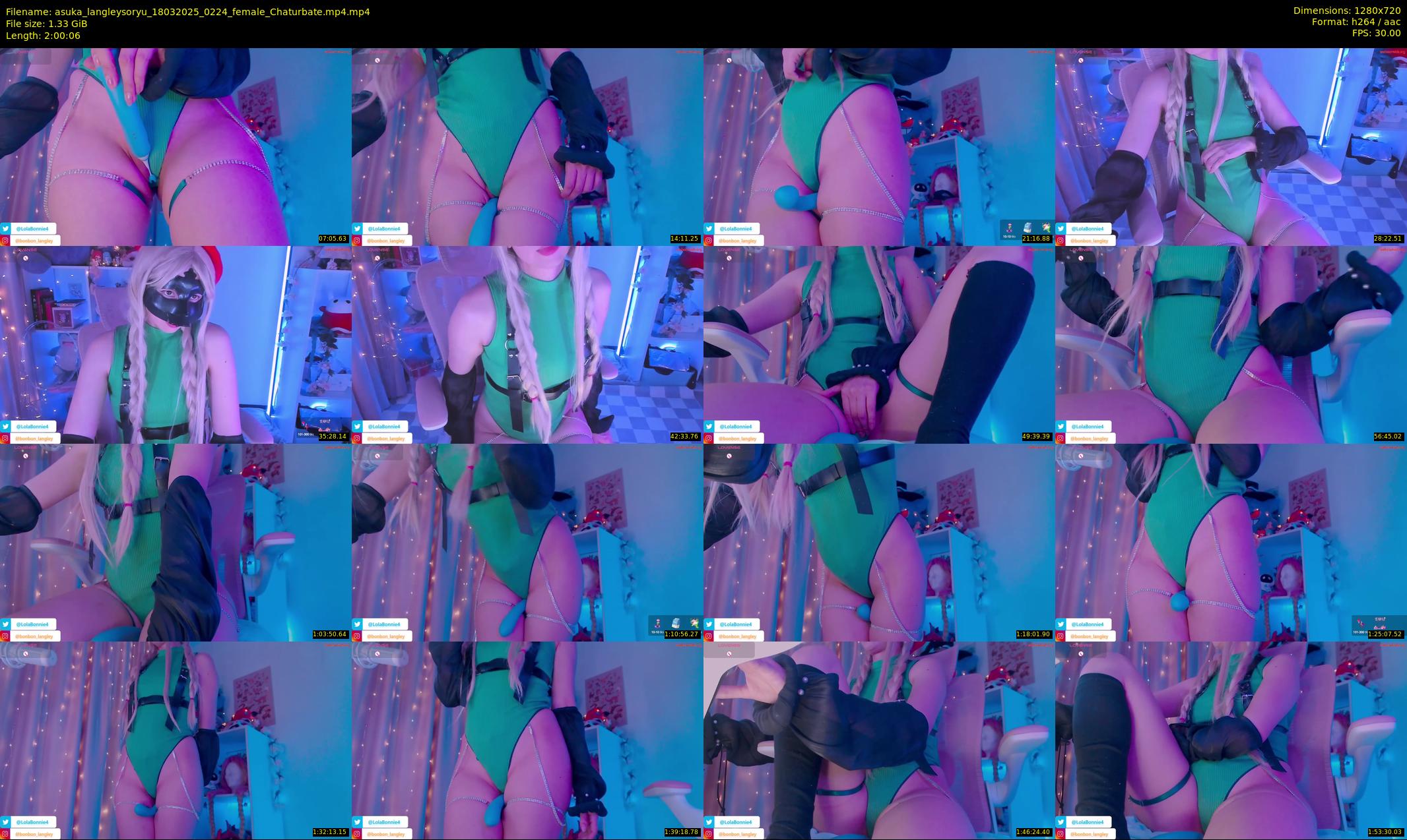 asuka_langleysoryu — 121 minute Chaturbate female cam show recording, 720p, Mar 18, 2025