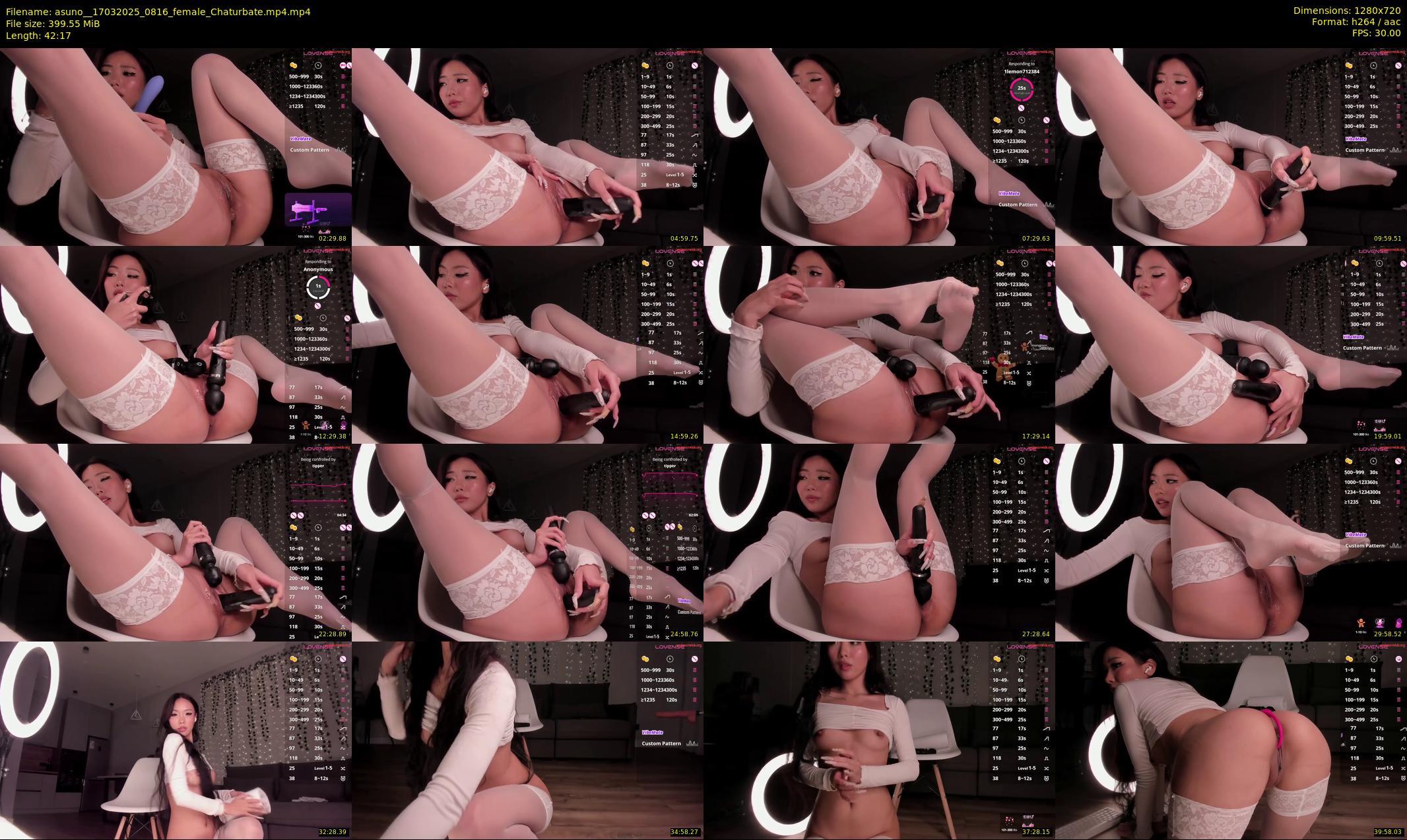 asuno_ — 43 minute Chaturbate female cam show recording, 720p, Mar 17, 2025