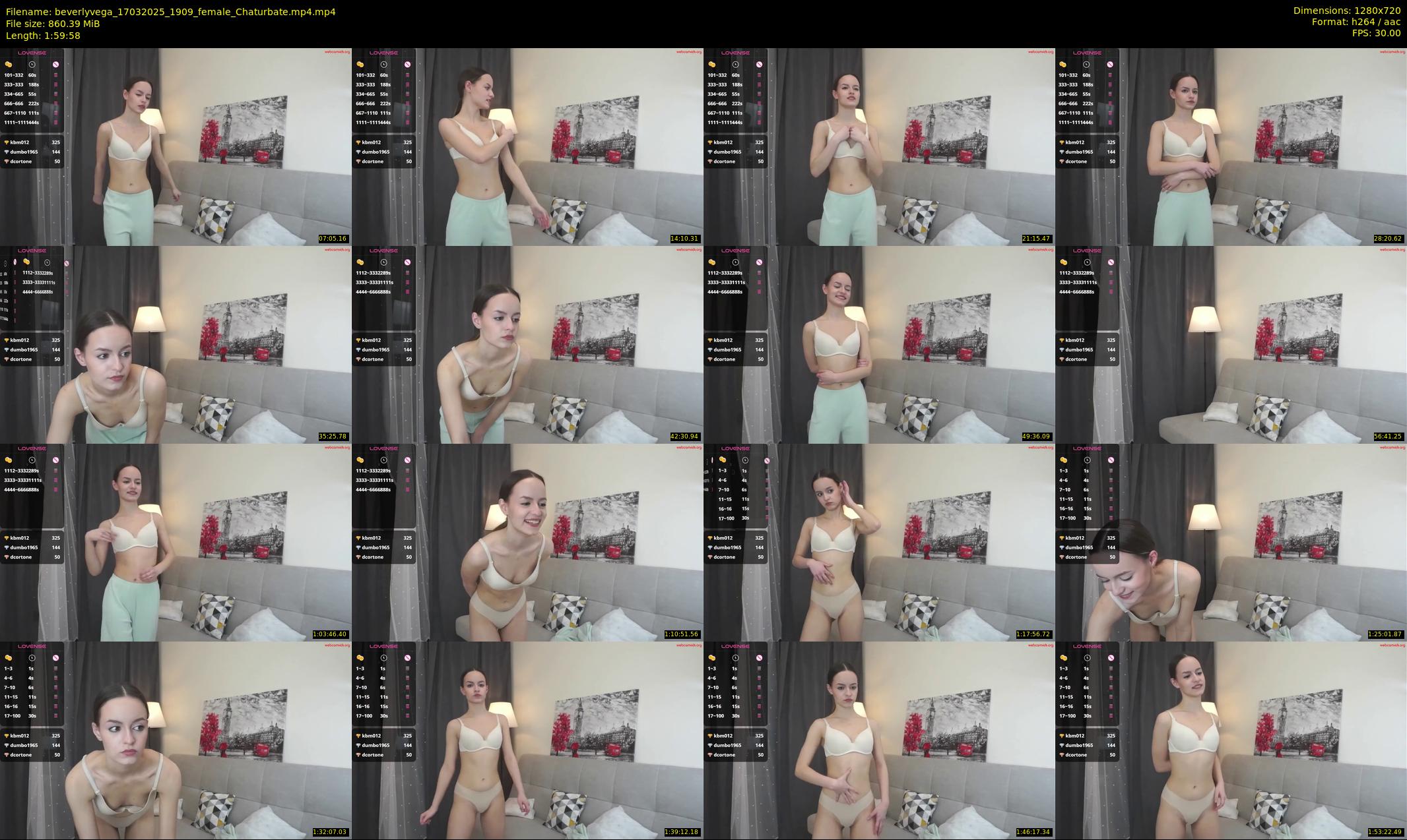 beverlyvega — 120 minute Chaturbate couple cam show recording, 720p, Mar 17, 2025