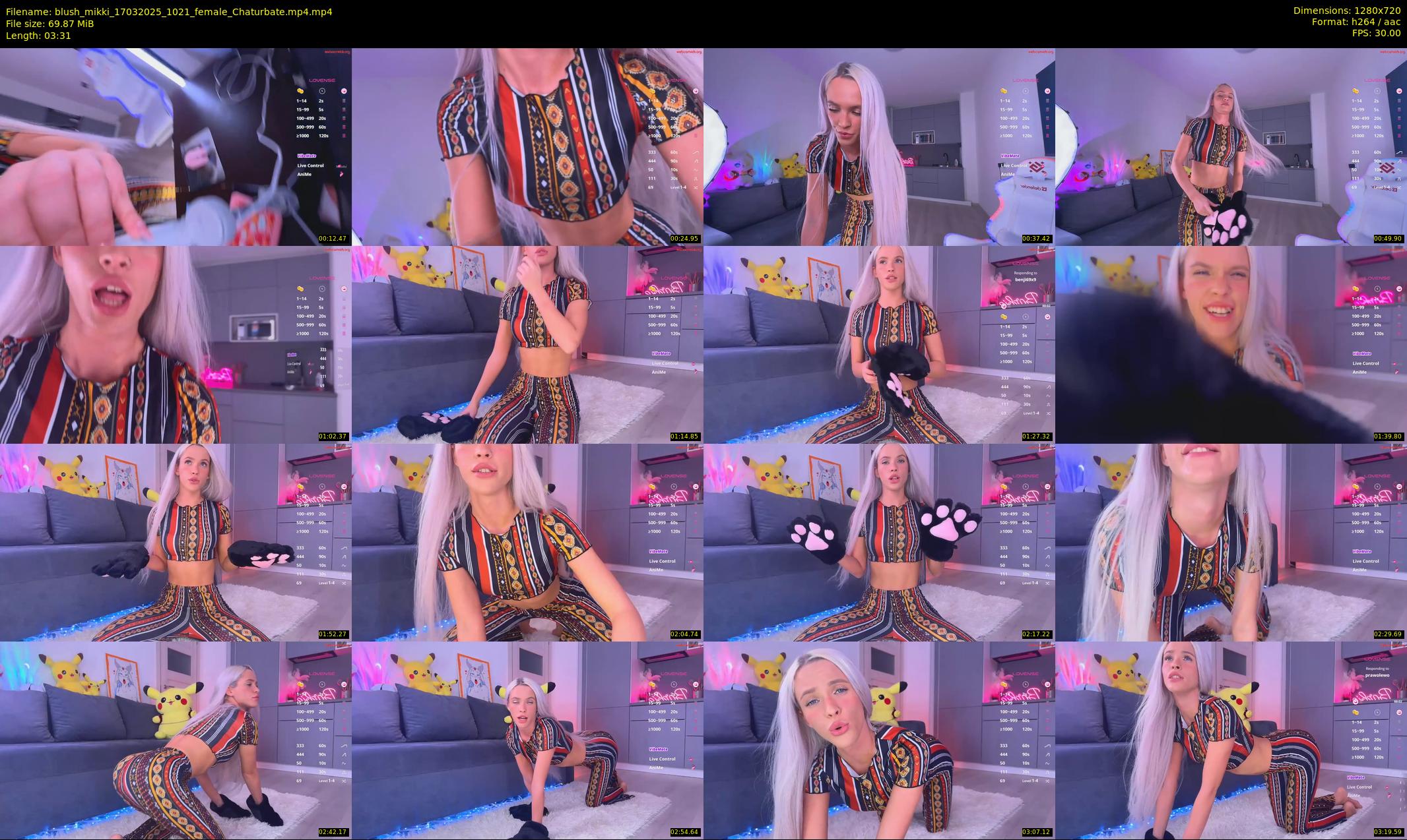 blush_mikki — 4 minute Chaturbate female cam show recording, 720p, Mar 17, 2025
