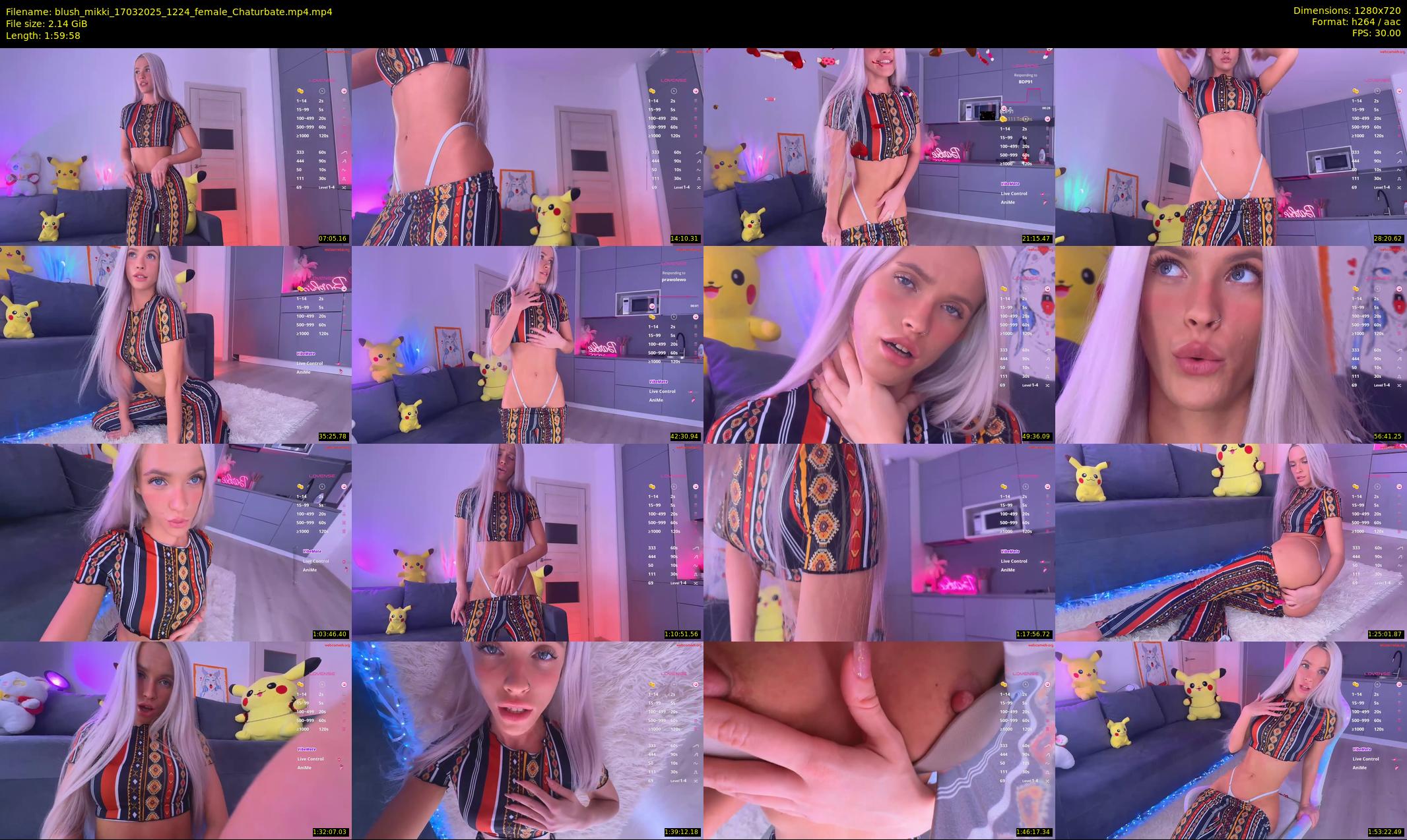 blush_mikki — 120 minute Chaturbate female cam show recording, 720p, Mar 17, 2025