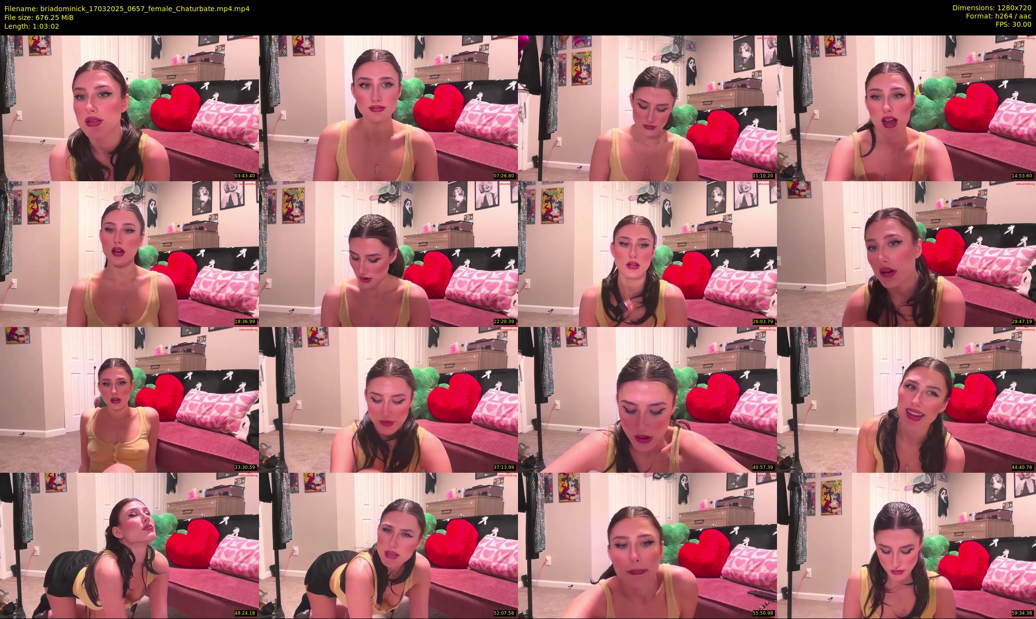 briadominick — 64 minute Chaturbate couple cam show recording, 720p, Mar 17, 2025