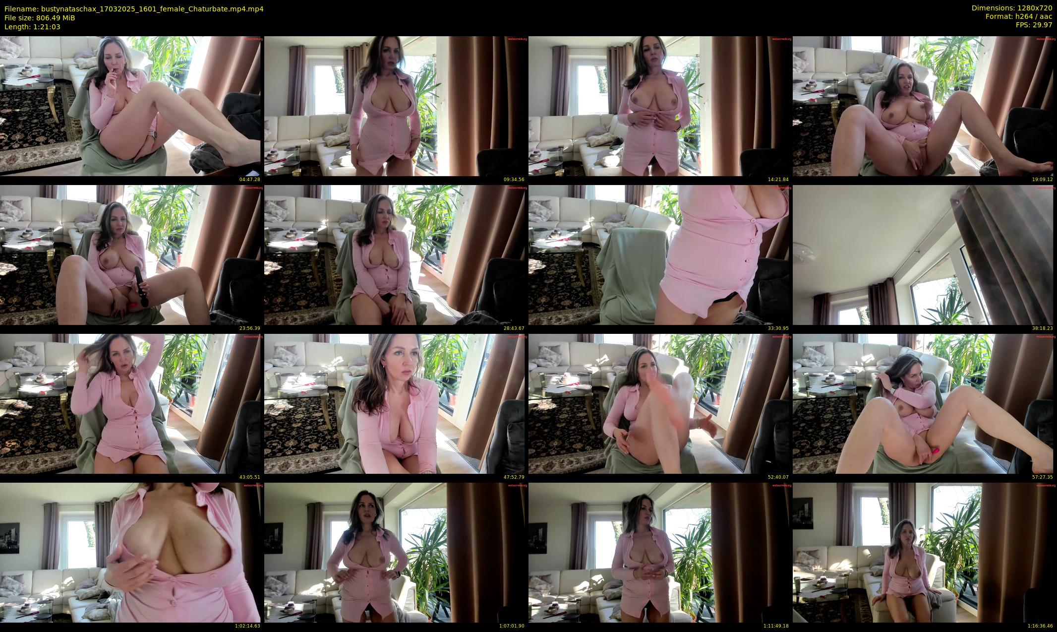 bustynataschax — 82 minute Chaturbate female cam show recording, 720p, Mar 17, 2025