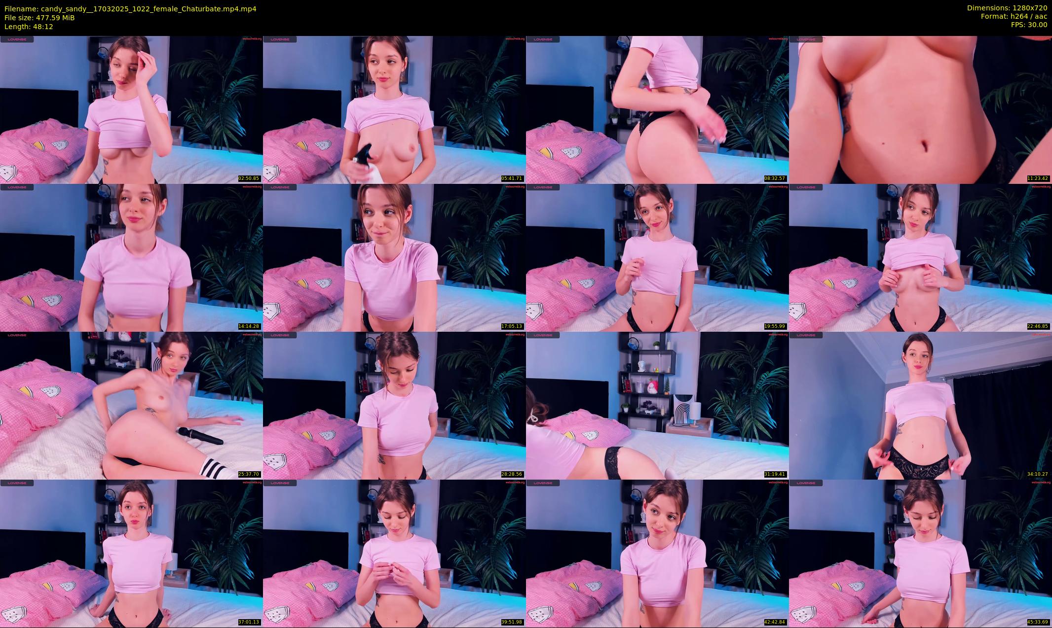 candy_sandy_ — 49 minute Chaturbate female cam show recording, 720p, Mar 17, 2025