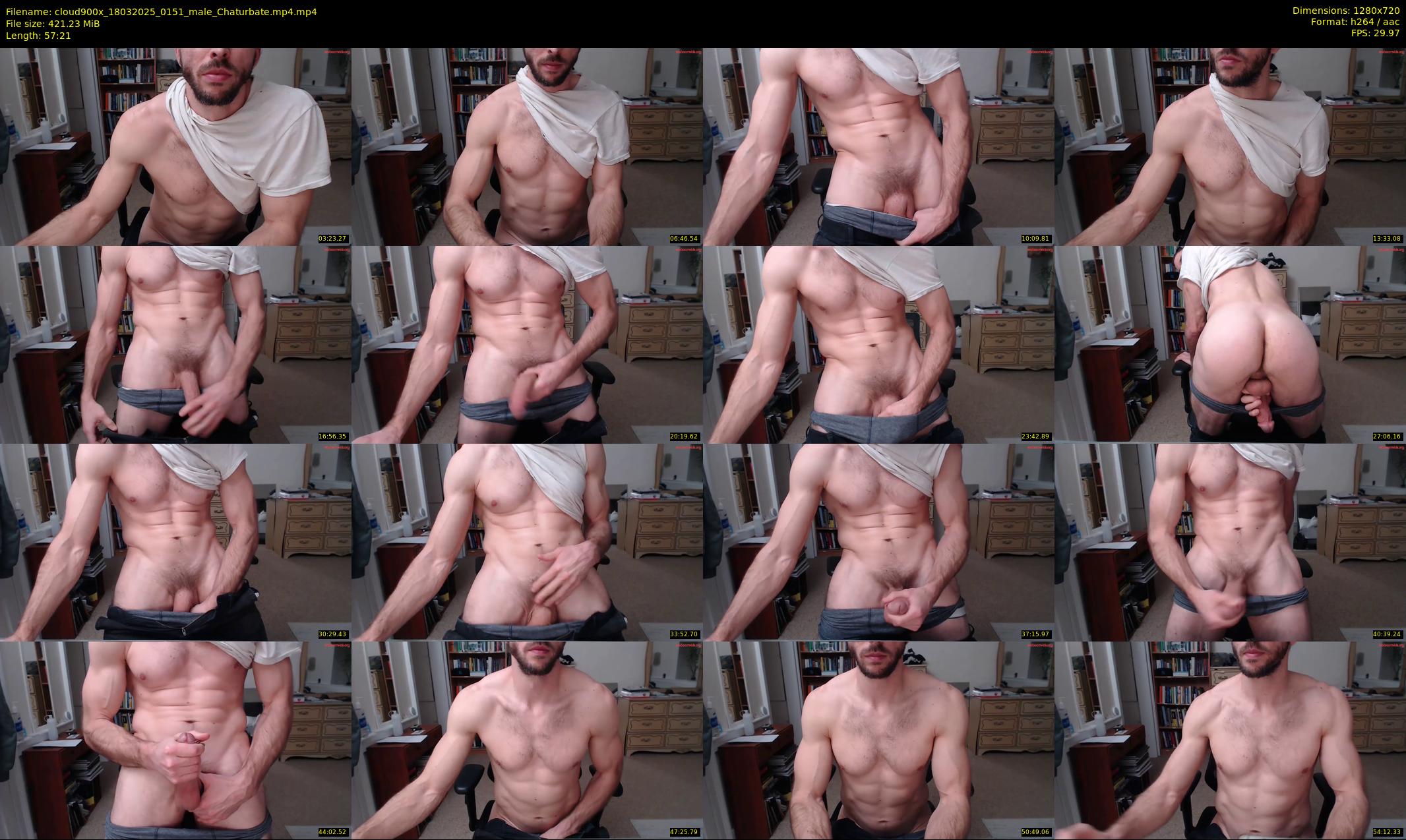 cloud900x — 58 minute Chaturbate male cam show recording, 720p, Mar 18, 2025