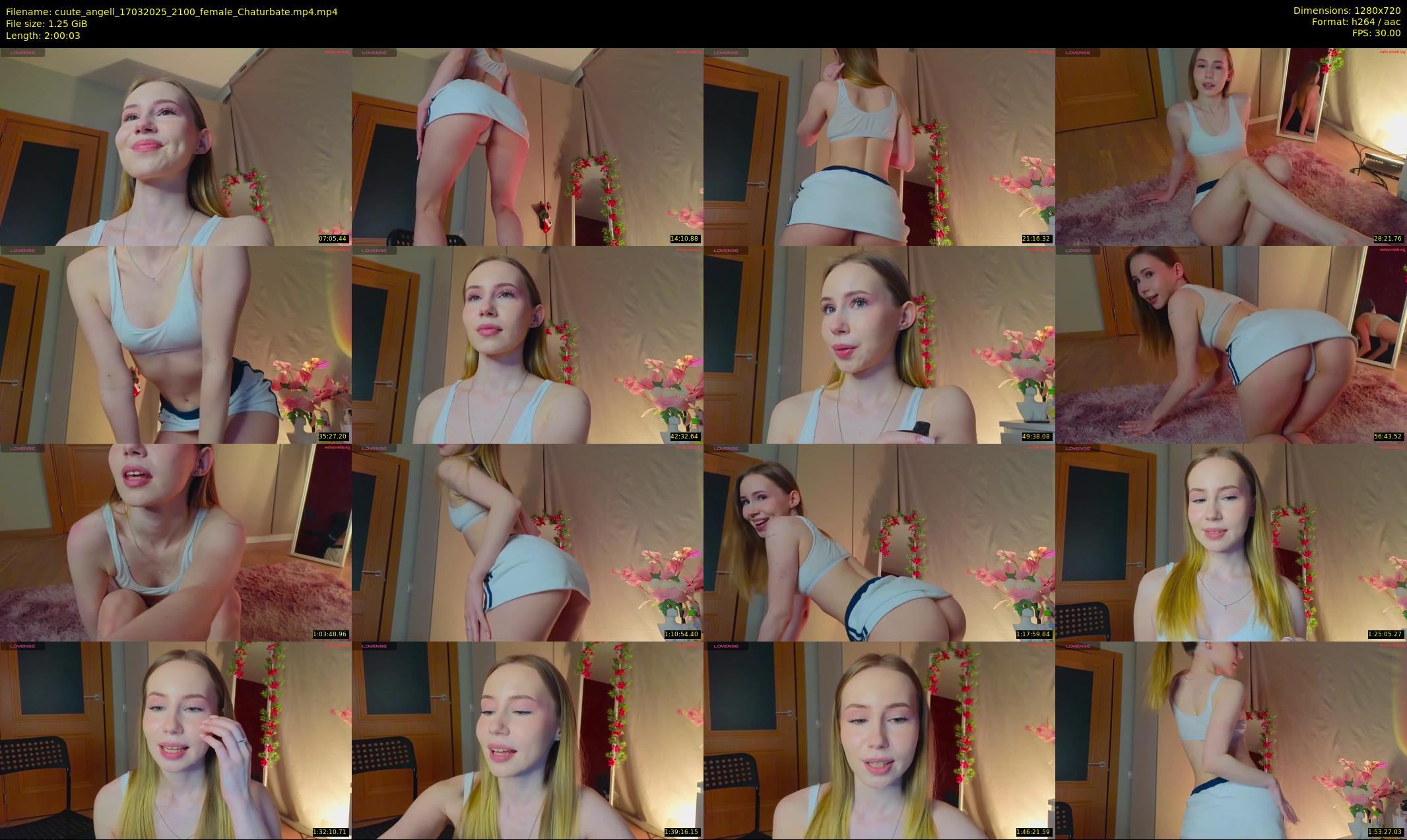 cuute_angell — 121 minute Chaturbate female cam show recording, 720p, Mar 17, 2025