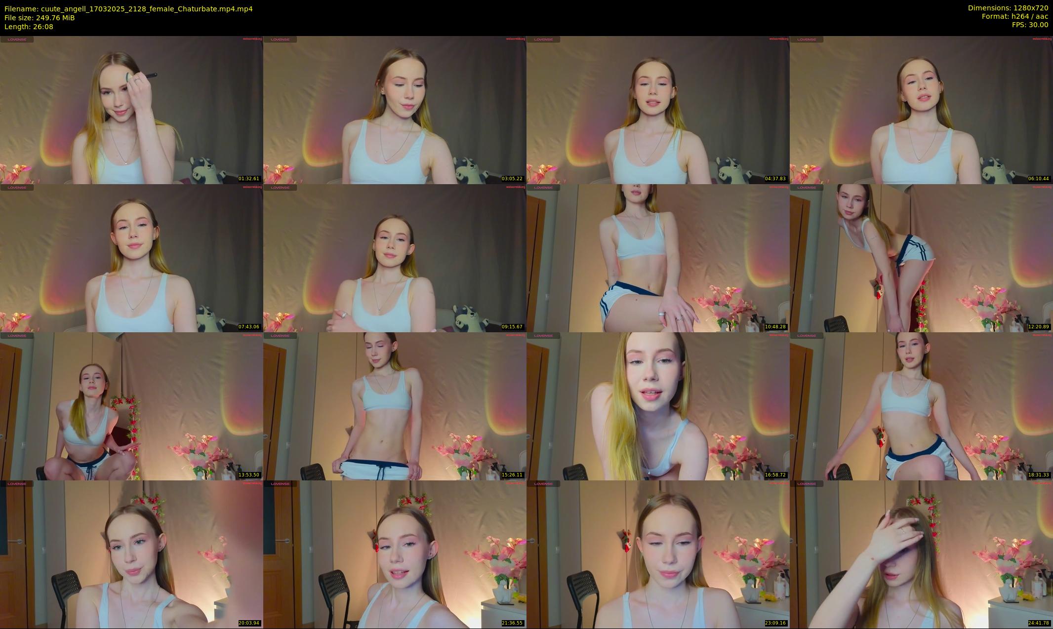cuute_angell — 27 minute Chaturbate female cam show recording, 720p, Mar 17, 2025