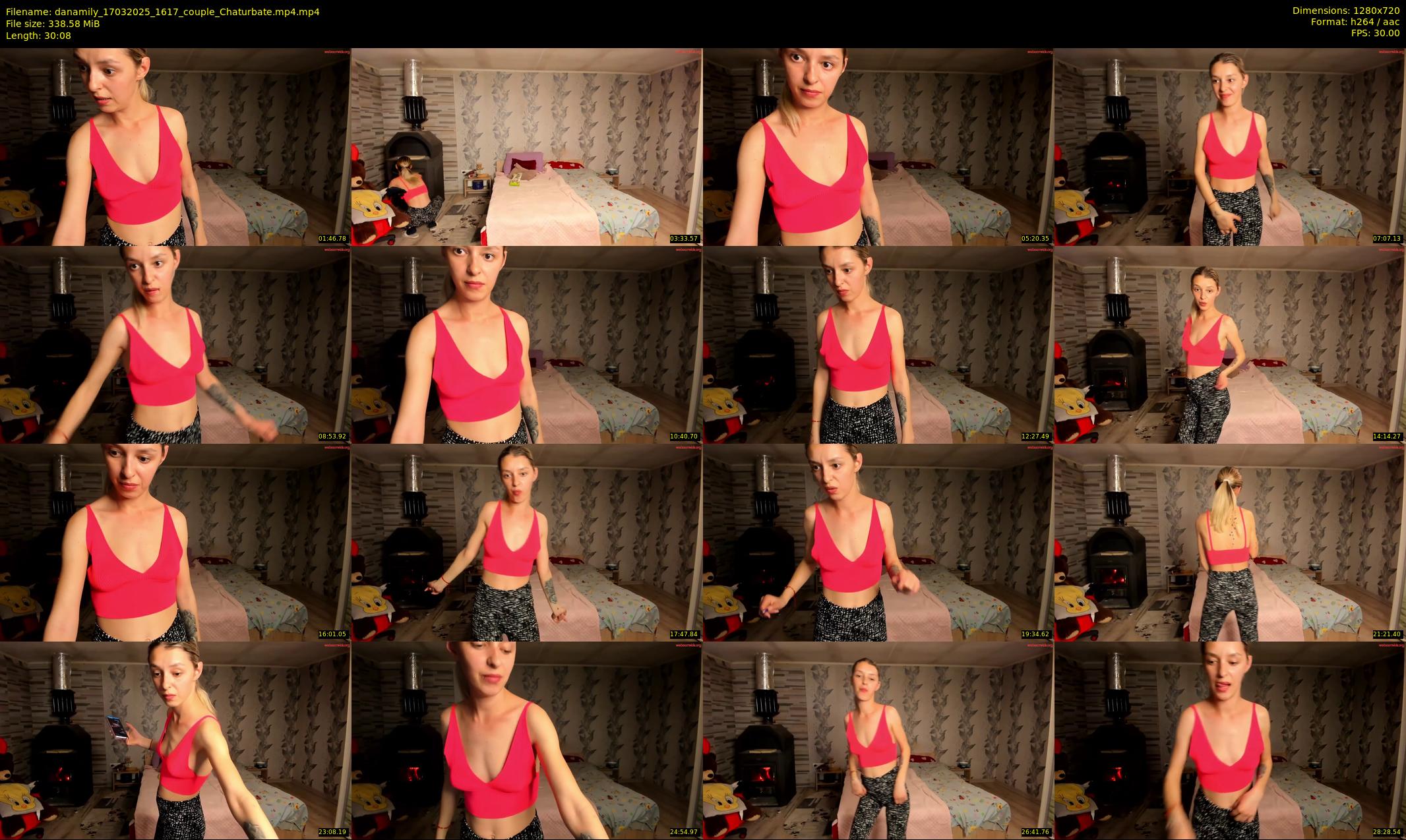 danamily — 31 minute Chaturbate female cam show recording, 720p, Mar 17, 2025