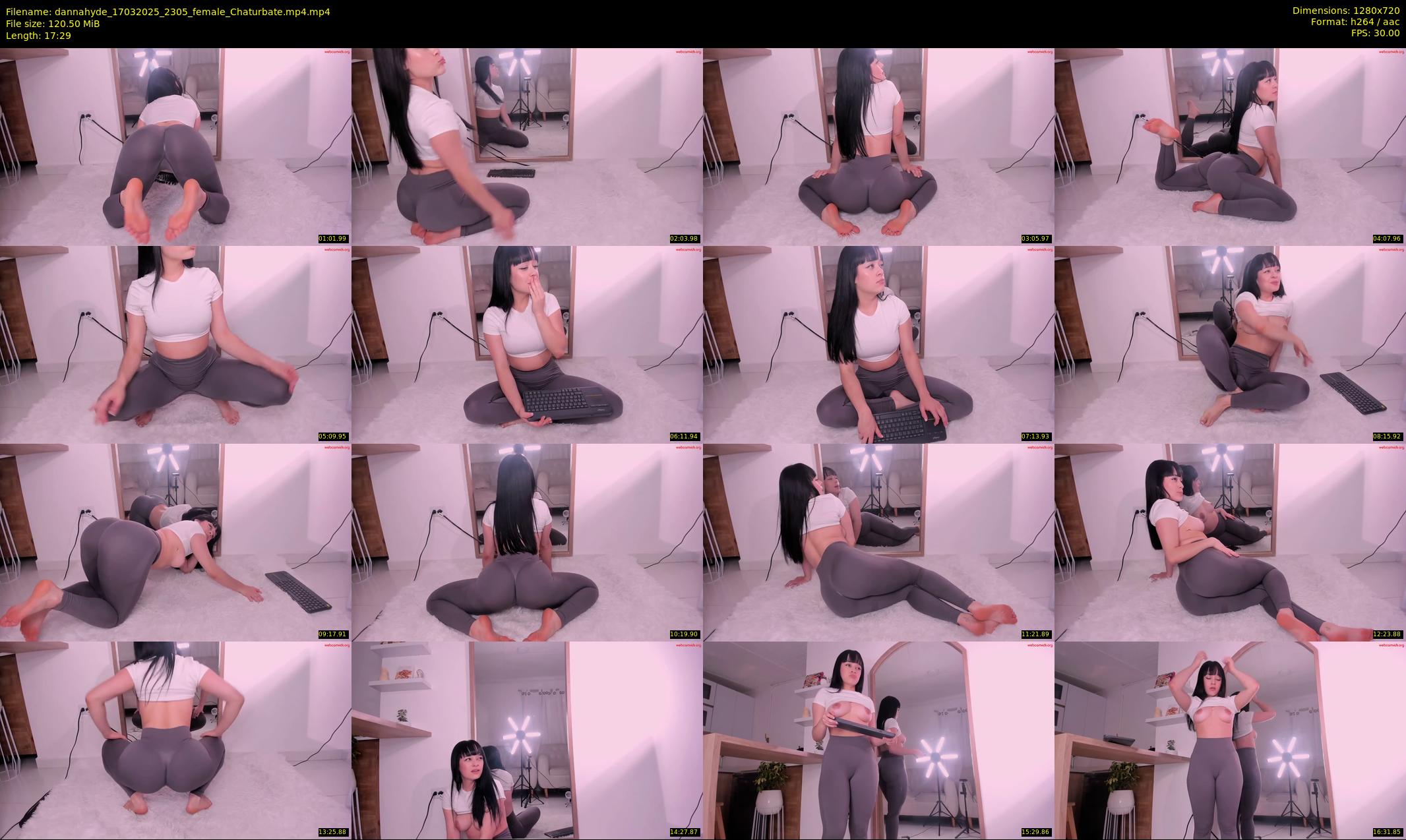 dannahyde — 18 minute Chaturbate female cam show recording, 720p, Mar 17, 2025