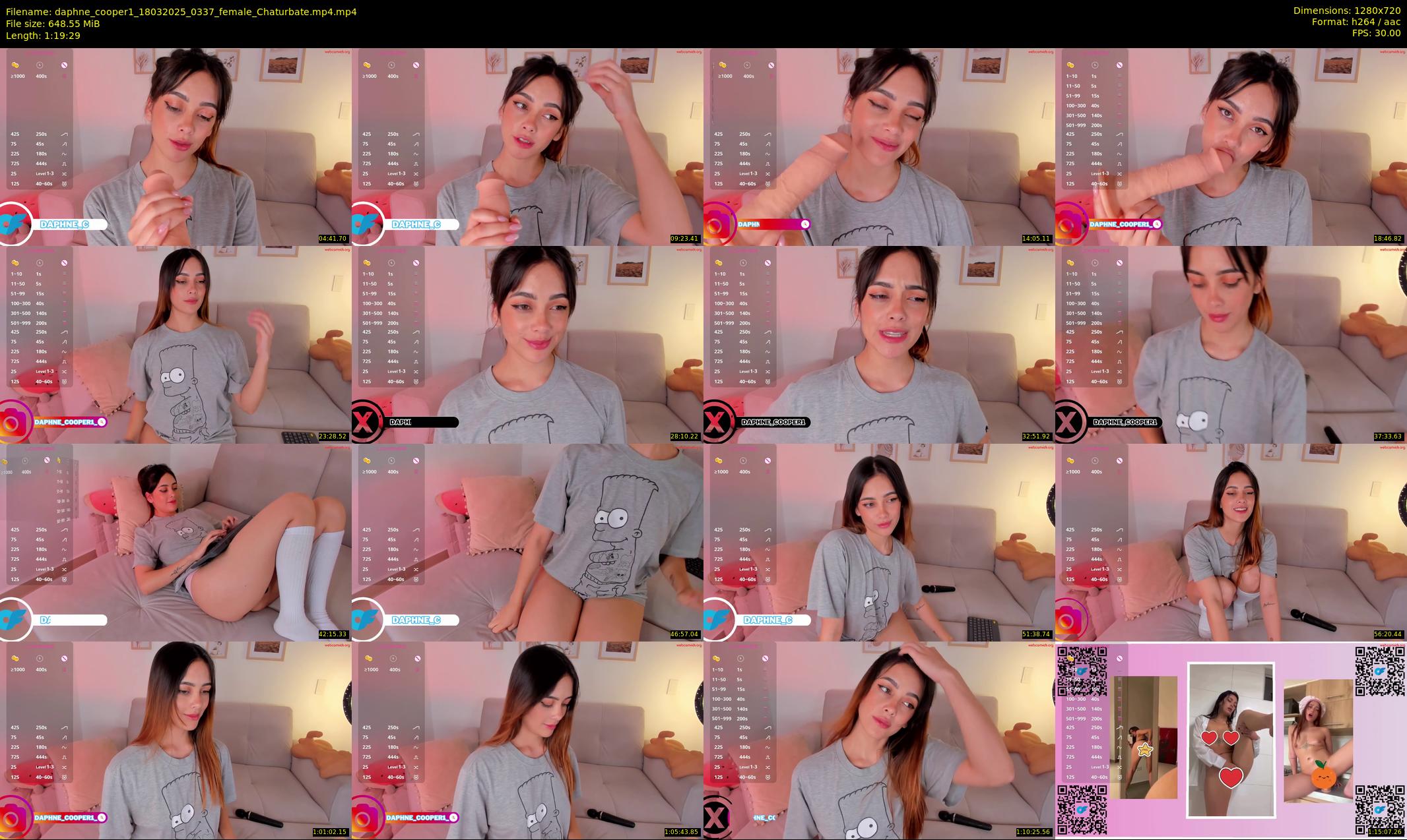 daphne_cooper1 — 80 minute Chaturbate female cam show recording, 720p, Mar 18, 2025