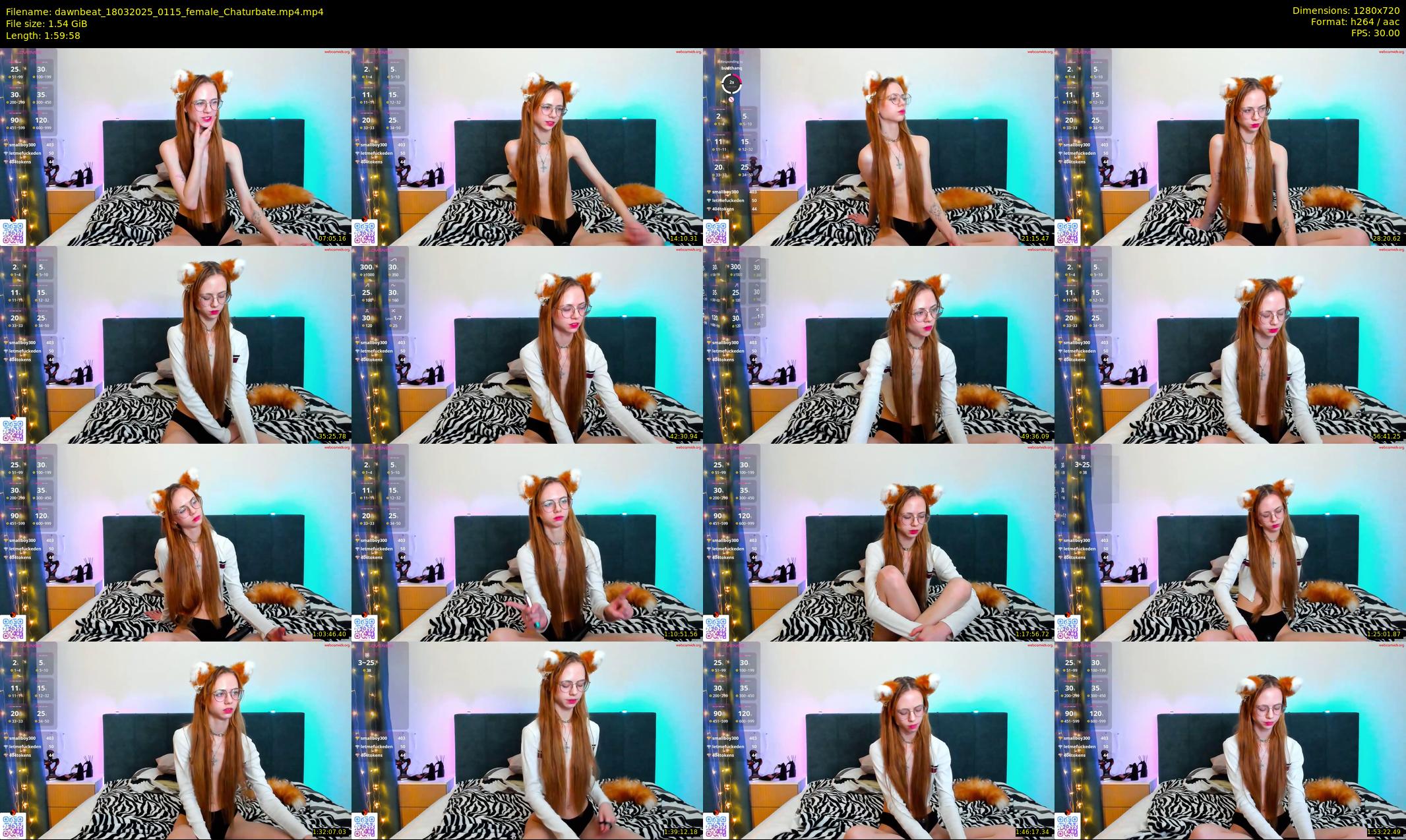 dawnbeat — 120 minute Chaturbate female cam show recording, 720p, Mar 18, 2025