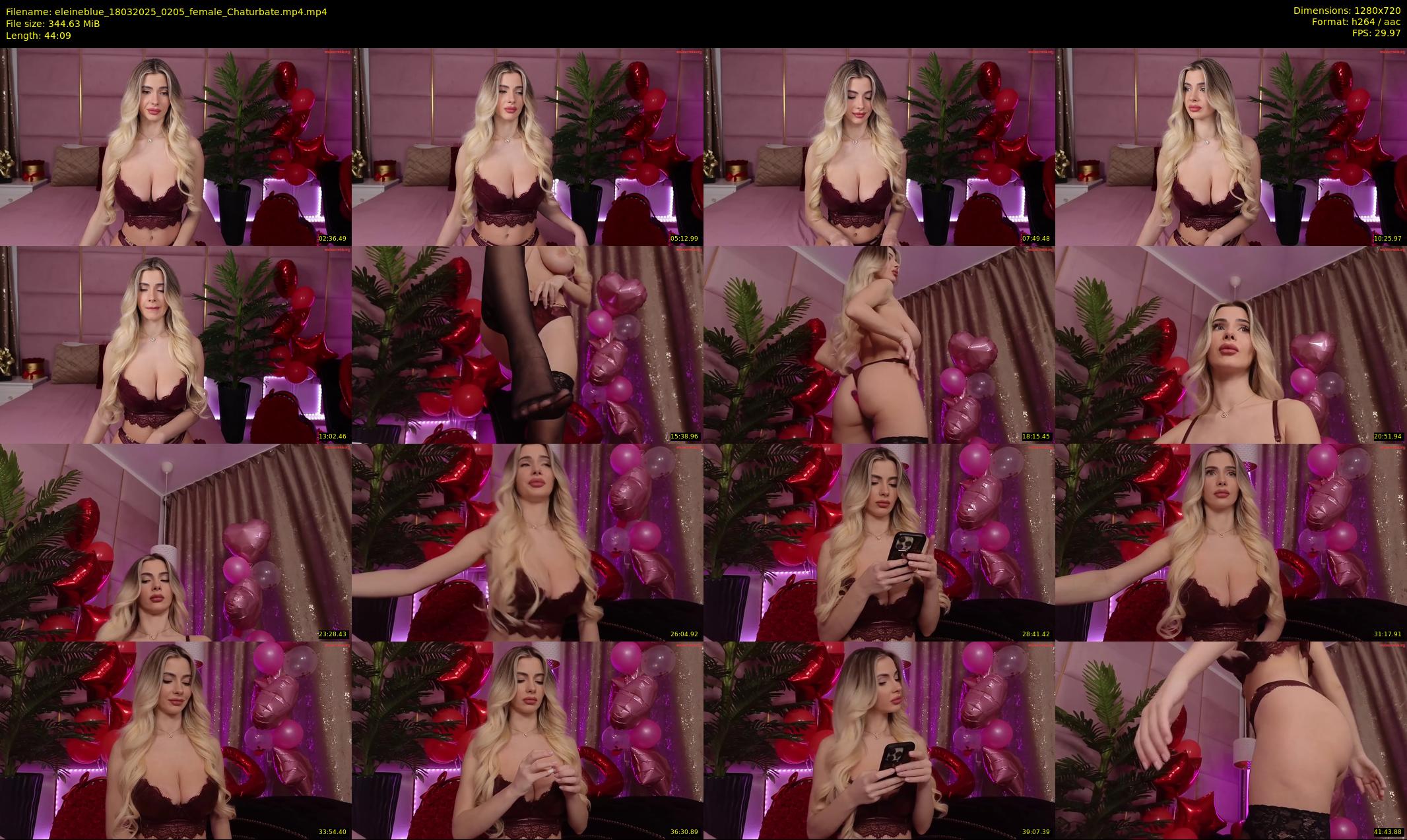 eleineblue — 45 minute Chaturbate female cam show recording, 720p, Mar 18, 2025
