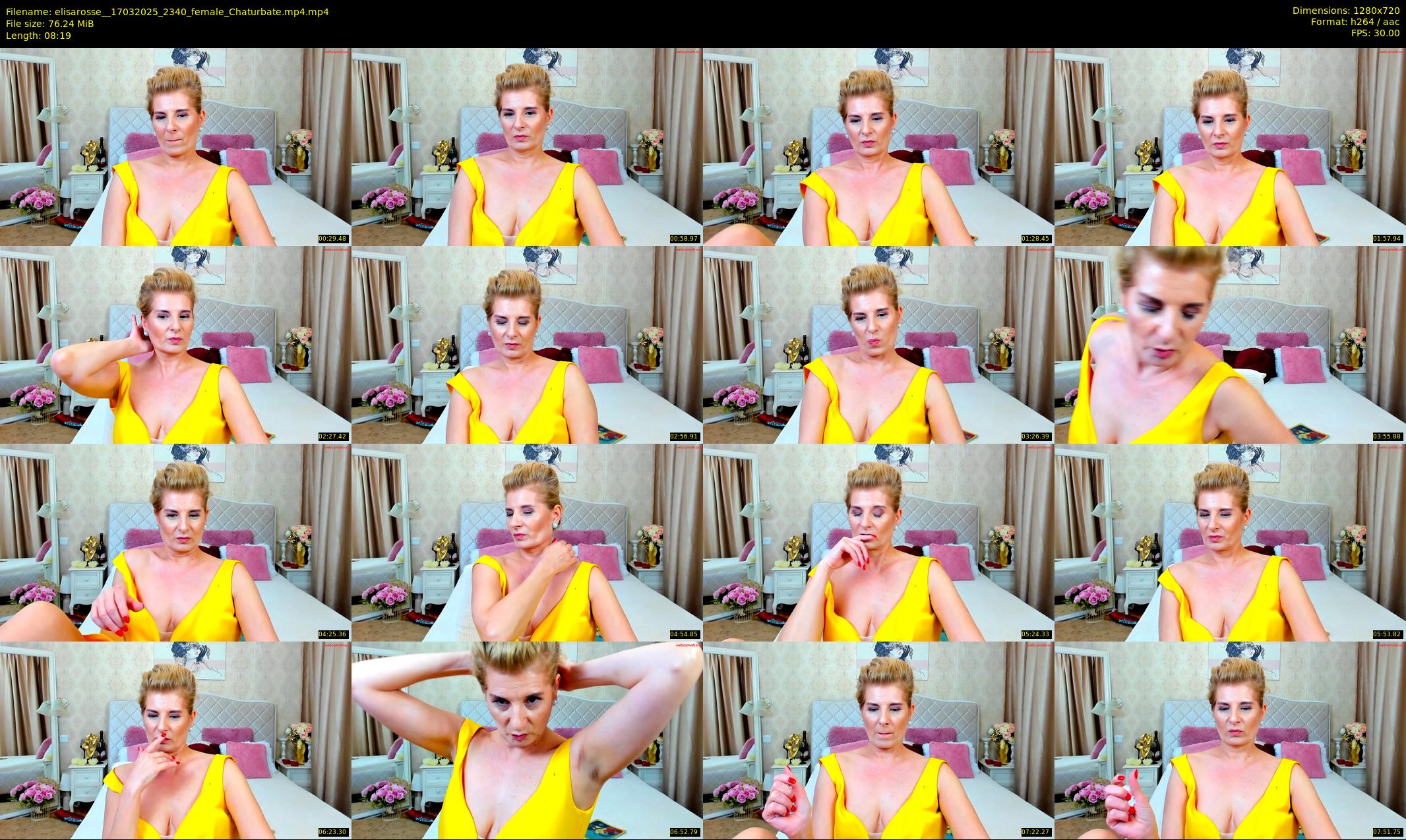 elisarosse_ — 9 minute Chaturbate female cam show recording, 720p, Mar 17, 2025