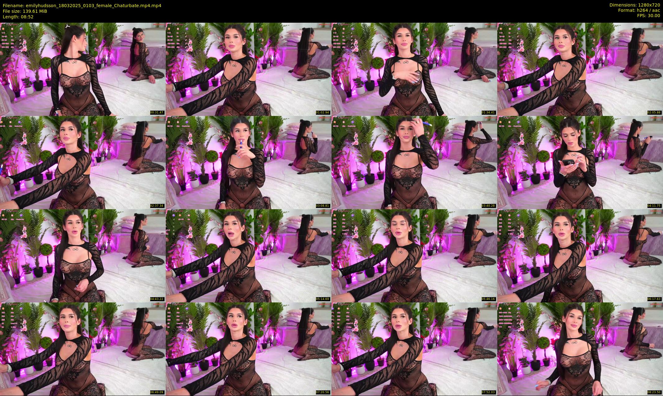 emilyhudsson — 9 minute Chaturbate female cam show recording, 720p, Mar 18, 2025