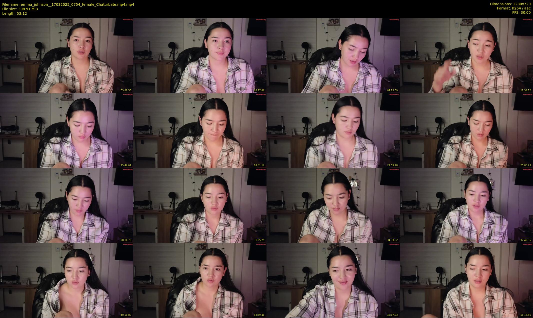 emma_johnson_ — 54 minute Chaturbate female cam show recording, 720p, Mar 17, 2025