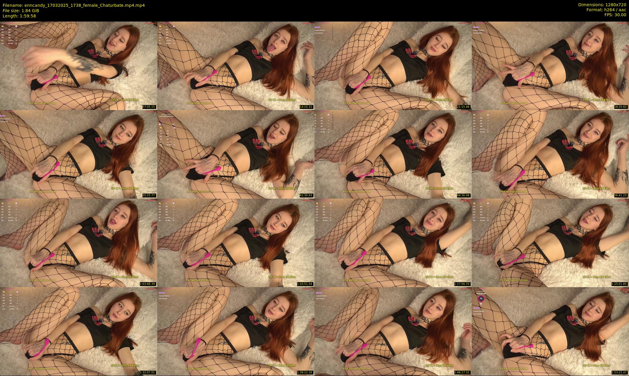 enncandy — 120 minute Chaturbate female cam show recording, 720p, Mar 17, 2025