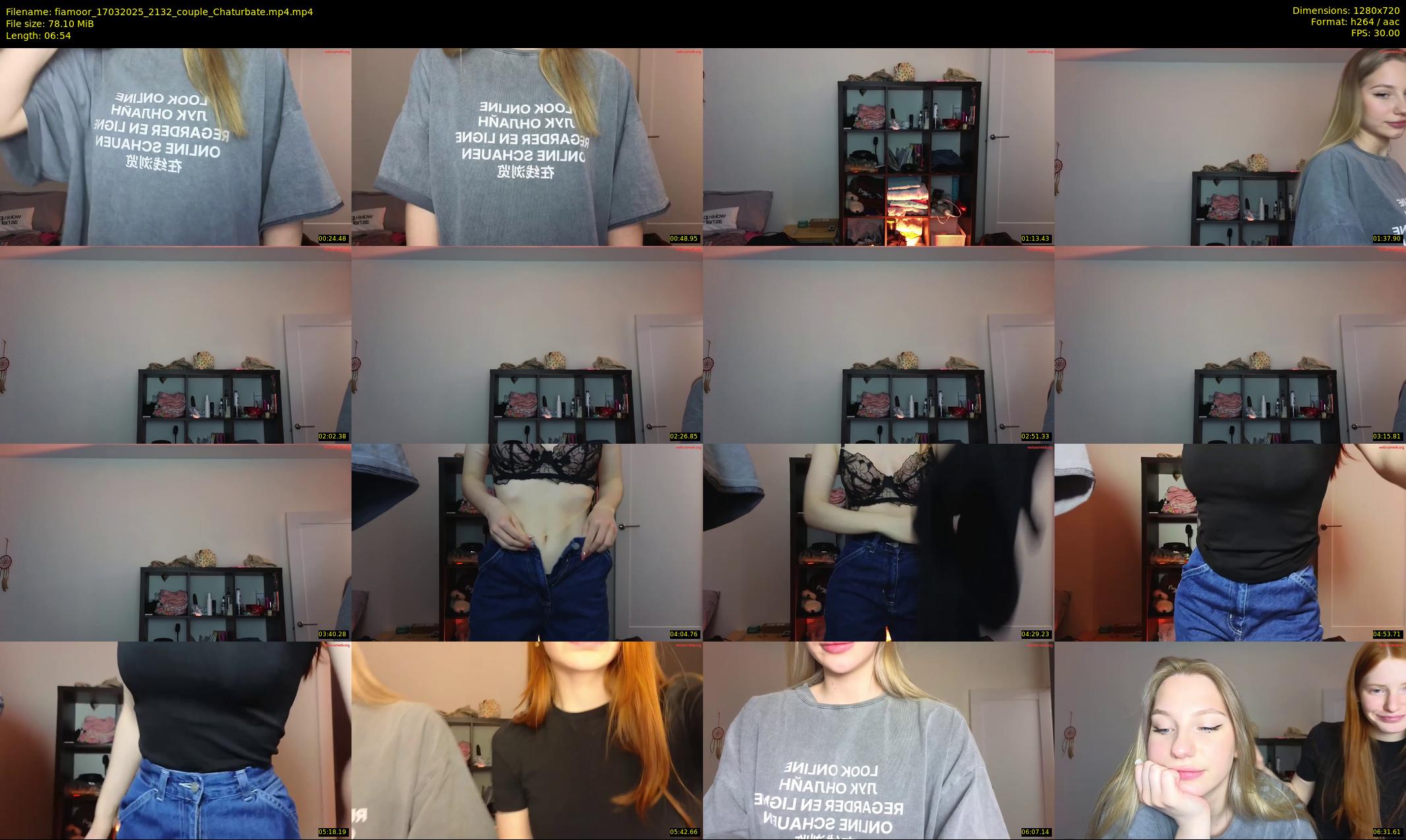 fiamoor — 7 minute Chaturbate female cam show recording, 720p, Mar 17, 2025