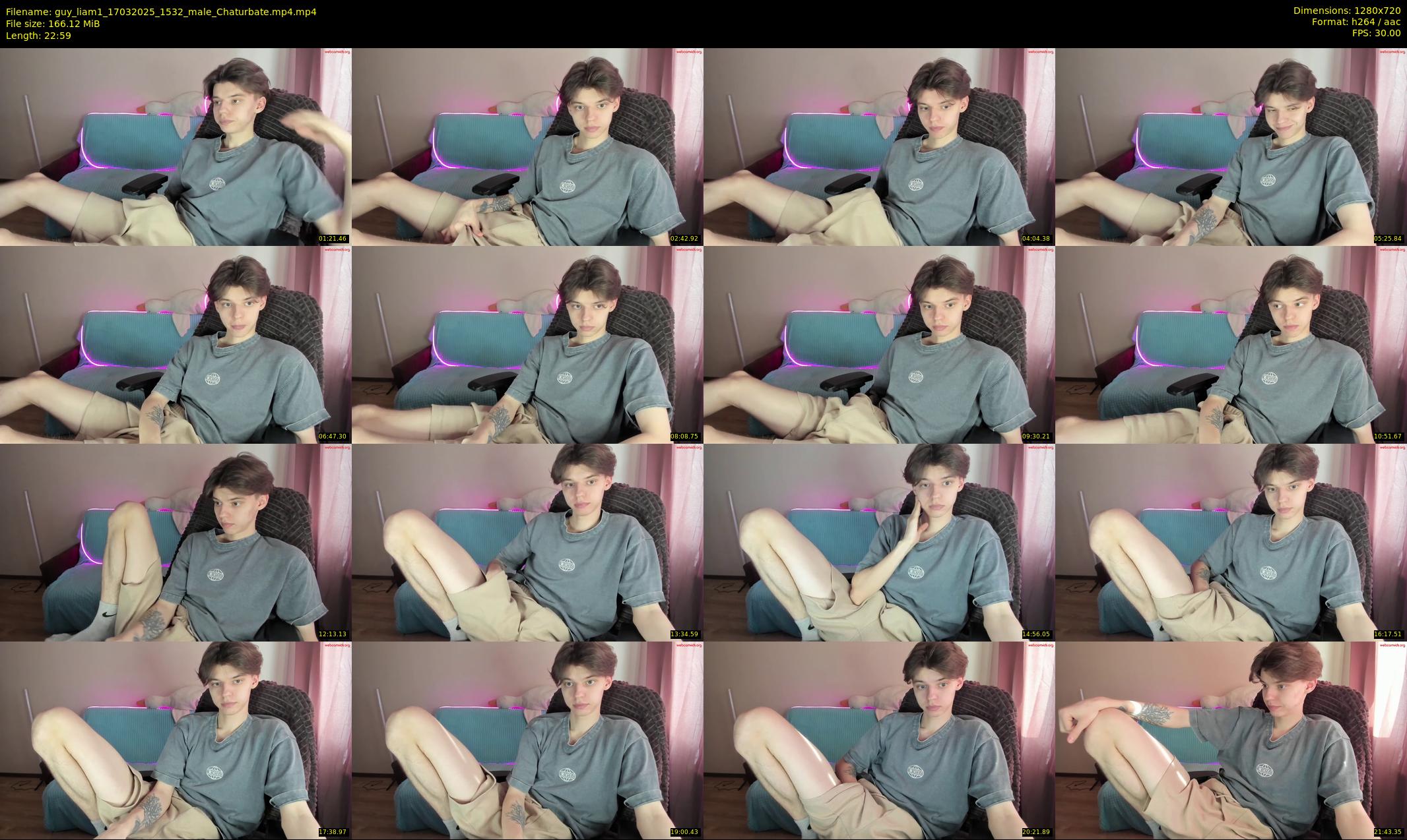 guy_liam1 — 23 minute Chaturbate male cam show recording, 720p, Mar 17, 2025