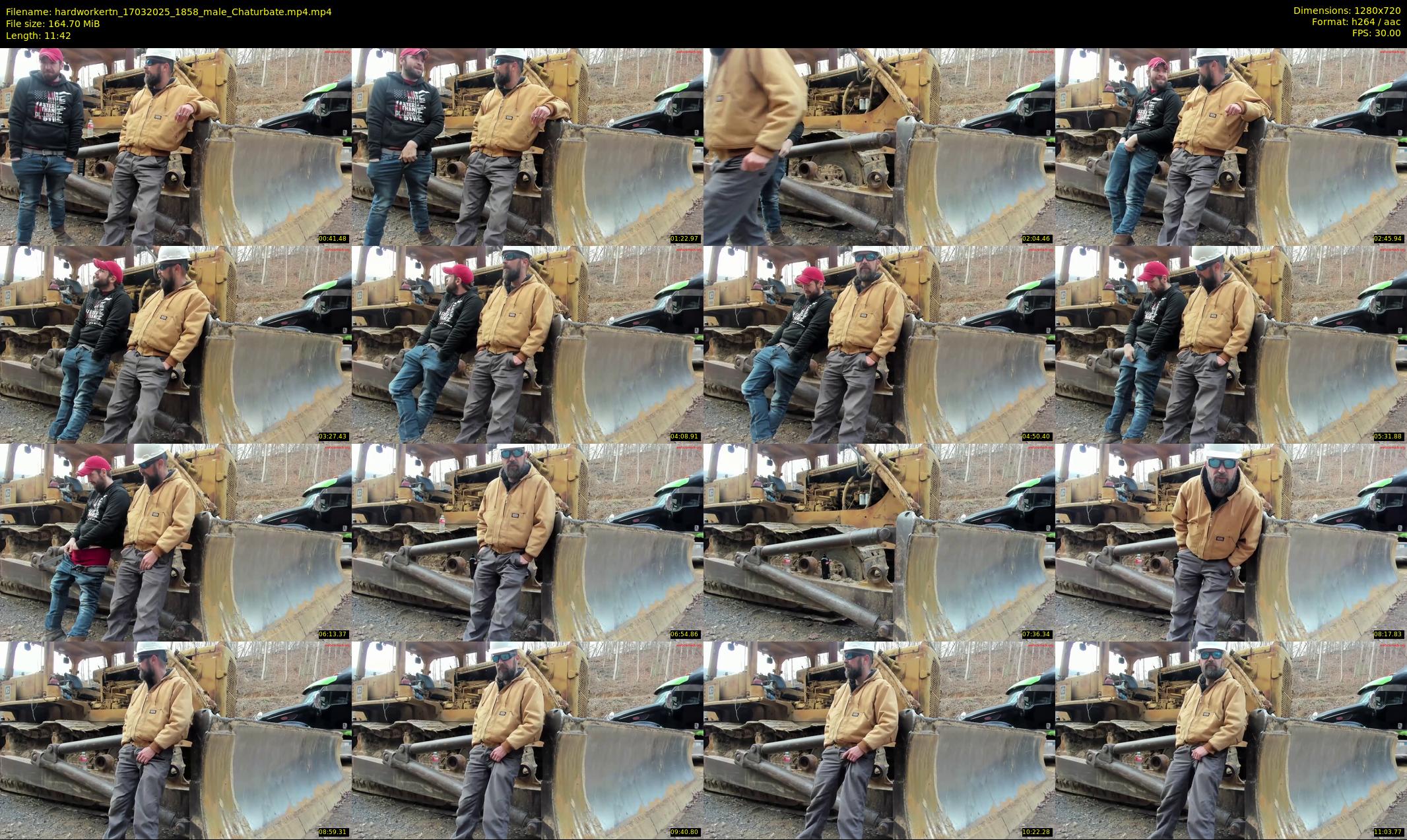 hardworkertn — 12 minute Chaturbate male cam show recording, 720p, Mar 17, 2025