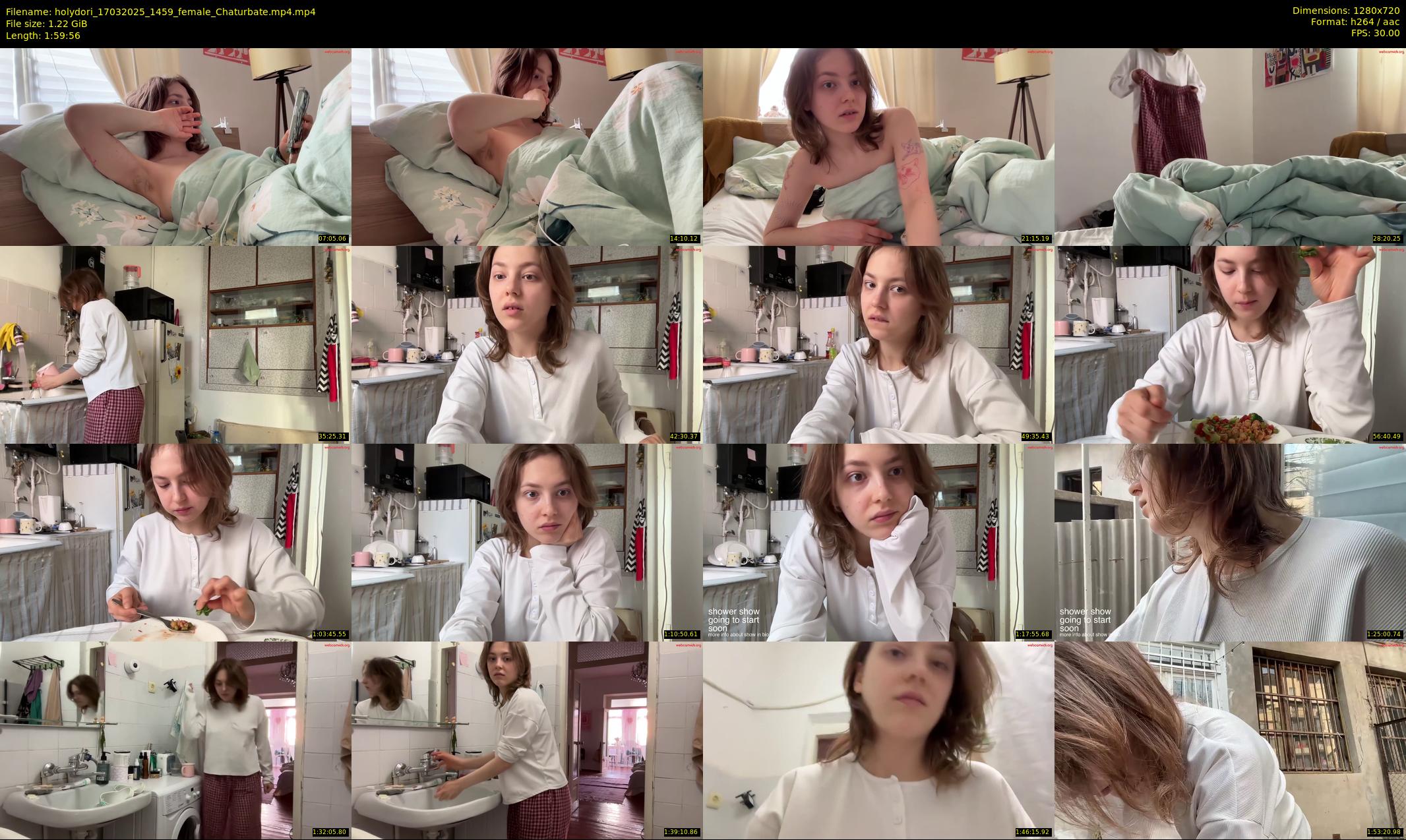 holydori — 120 minute Chaturbate female cam show recording, 720p, Mar 17, 2025