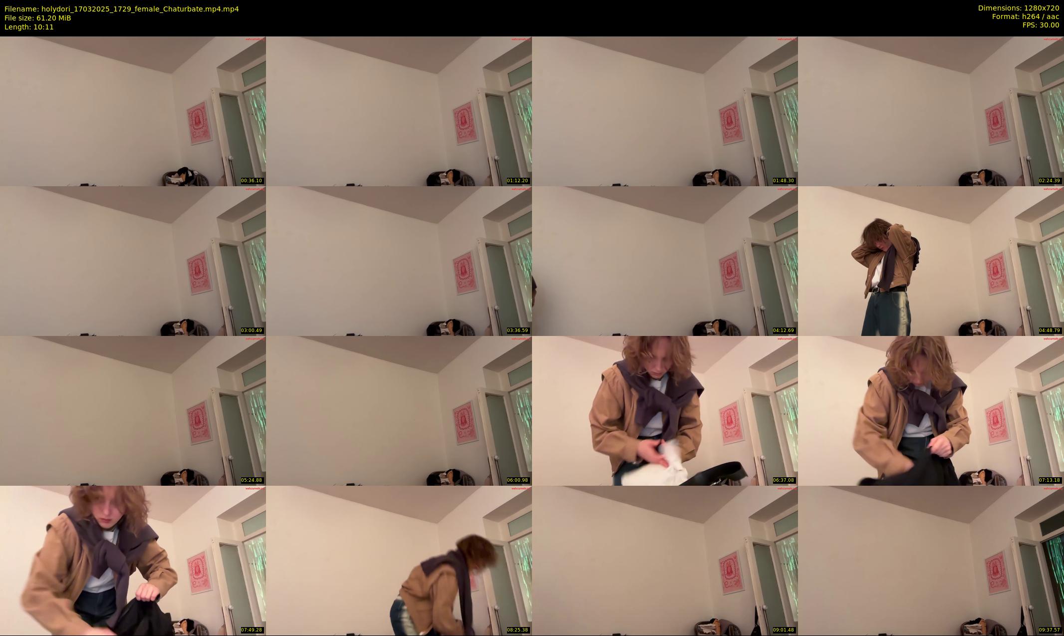 holydori — 11 minute Chaturbate female cam show recording, 720p, Mar 17, 2025