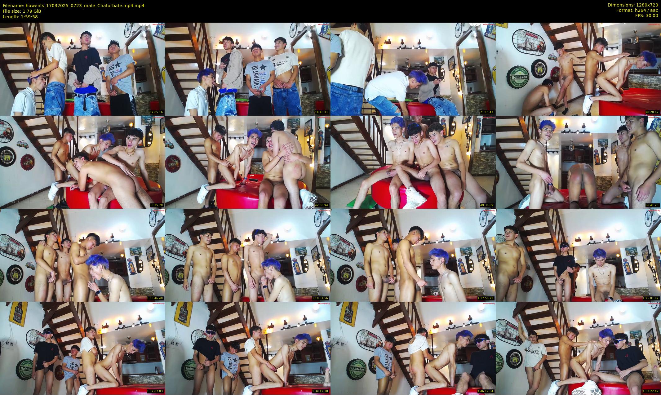 howents — 120 minute Chaturbate male cam show recording, 720p, Mar 17, 2025