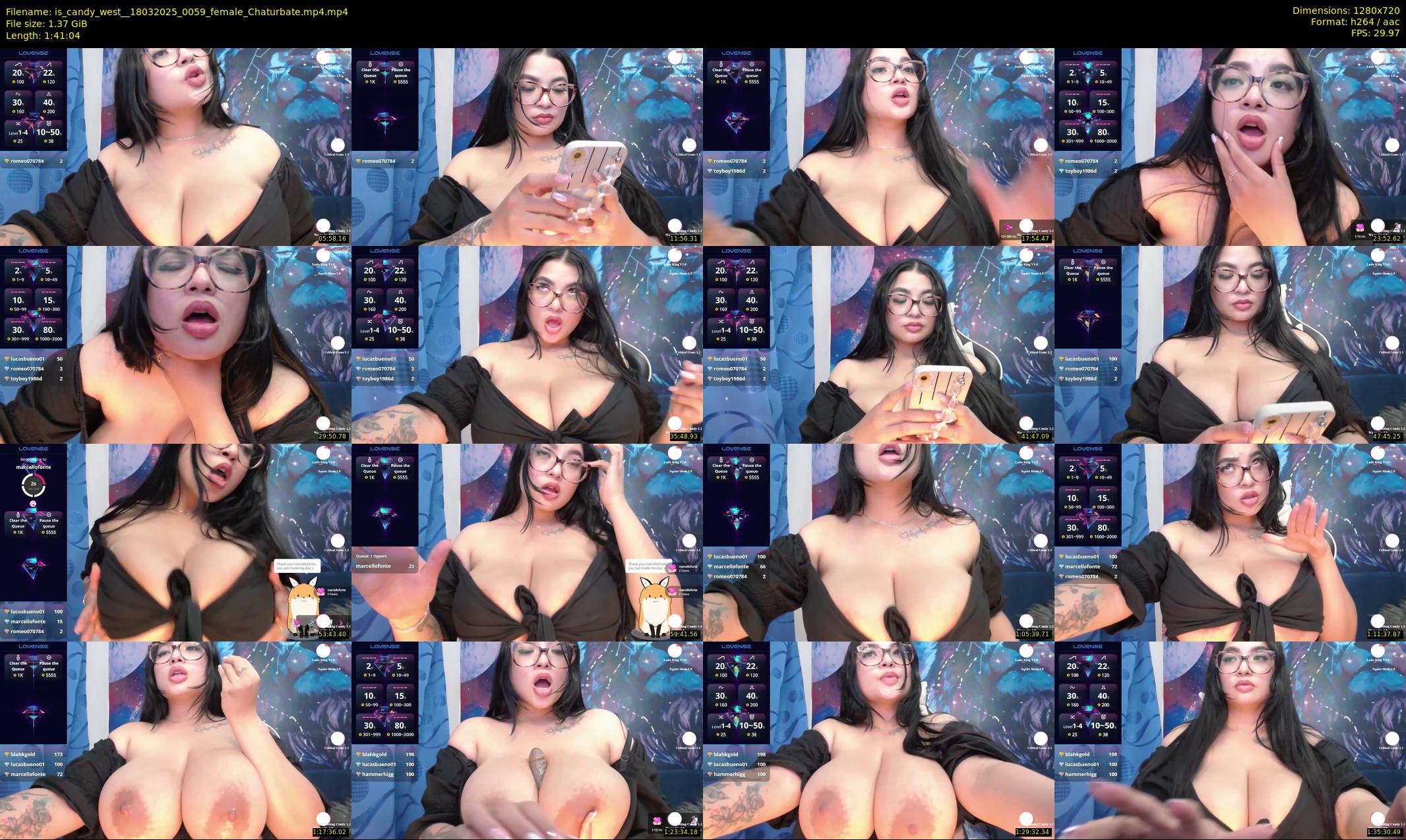 is_candy_west_ — 102 minute Chaturbate female cam show recording, 720p, Mar 18, 2025