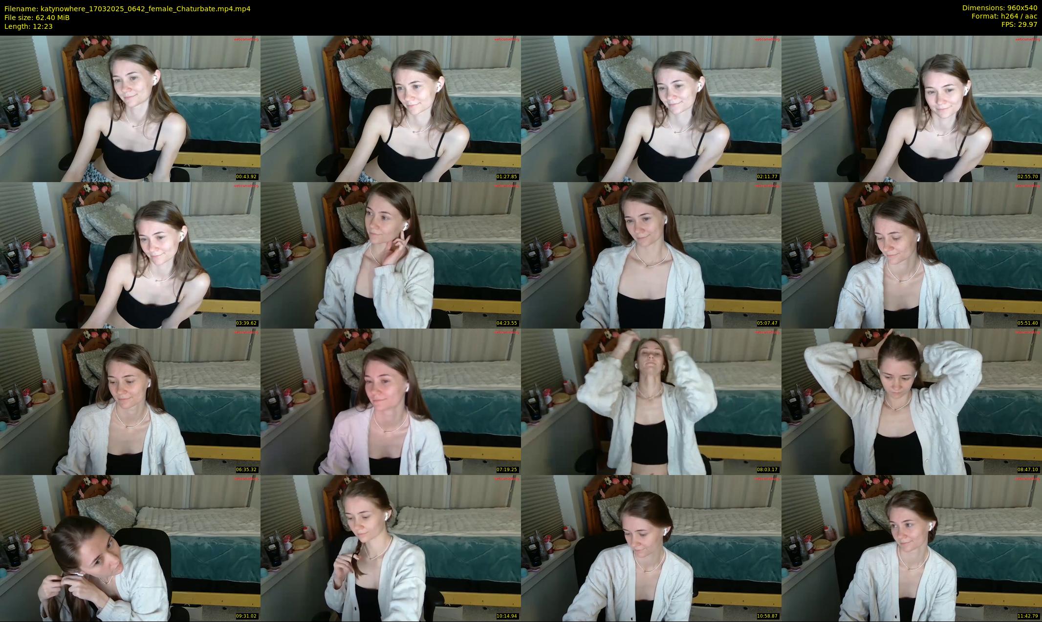 katynowhere — 13 minute Chaturbate female cam show recording, 480p, Mar 17, 2025