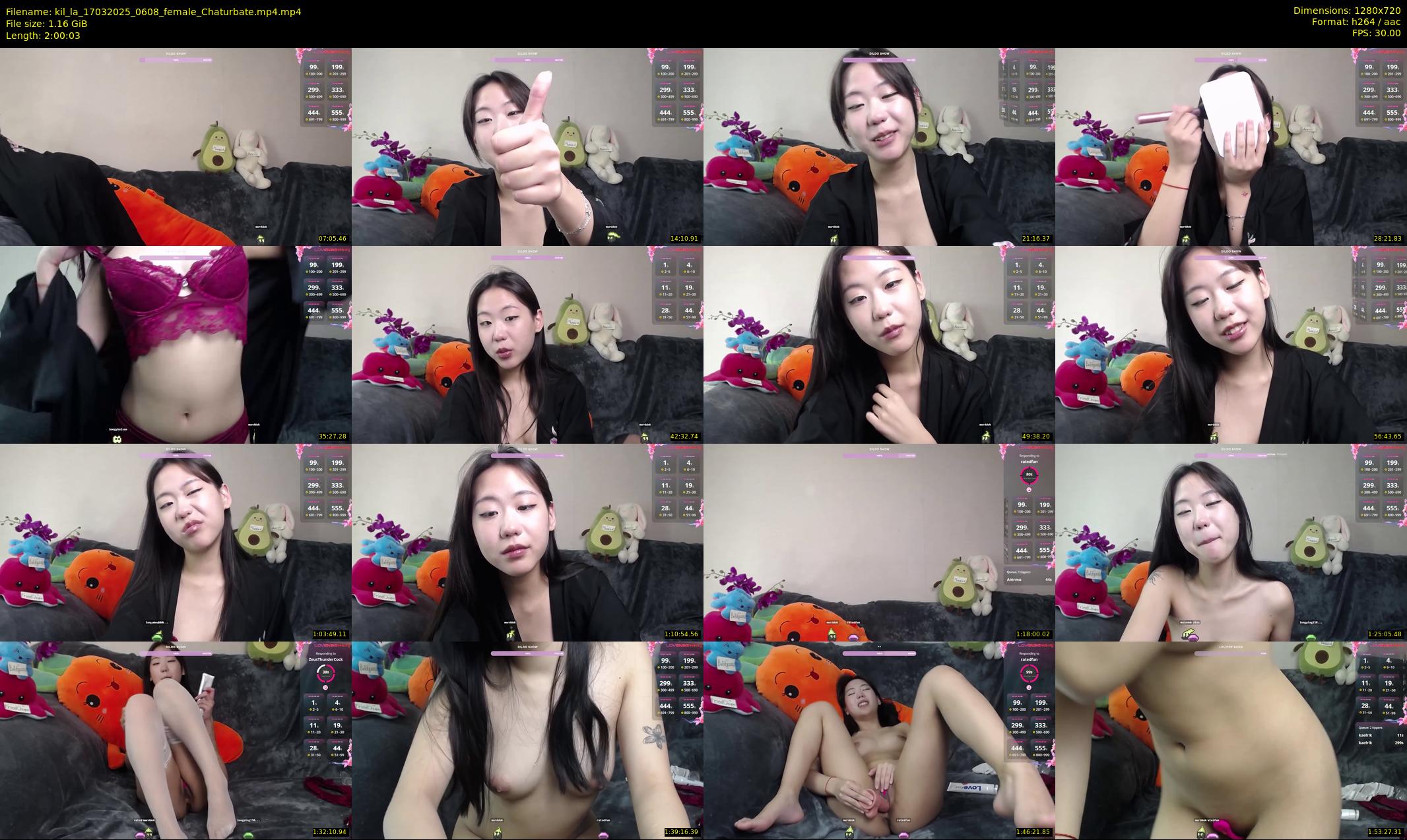 kil_la — 121 minute Chaturbate female cam show recording, 720p, Mar 17, 2025