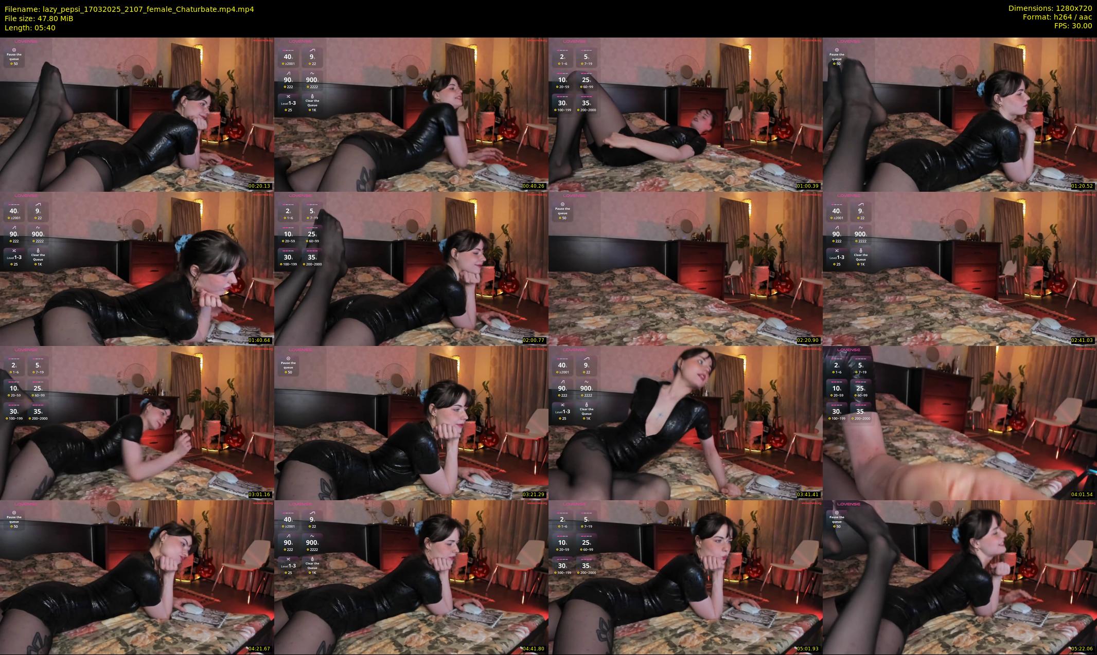 lazy_pepsi — 6 minute Chaturbate female cam show recording, 720p, Mar 17, 2025