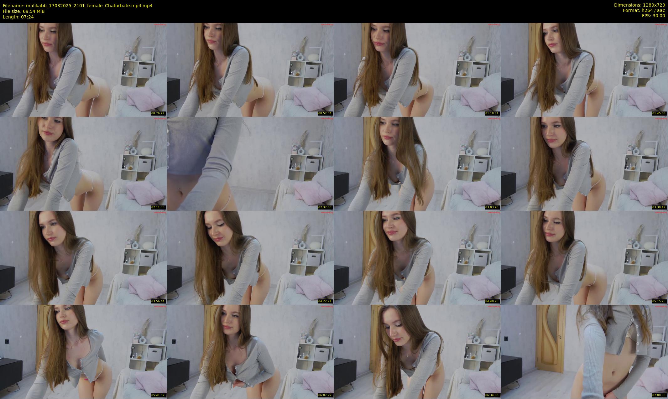 malikabb — 8 minute Chaturbate female cam show recording, 720p, Mar 17, 2025