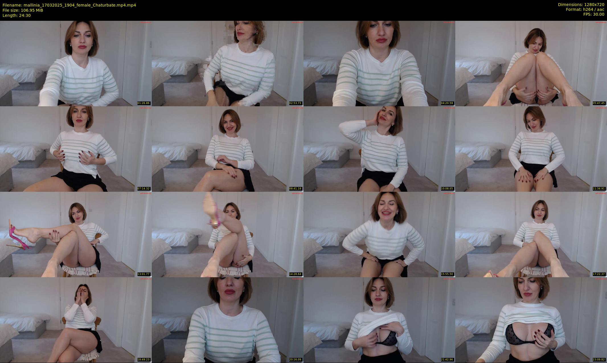 mallinia — 25 minute Chaturbate female cam show recording, 720p, Mar 17, 2025