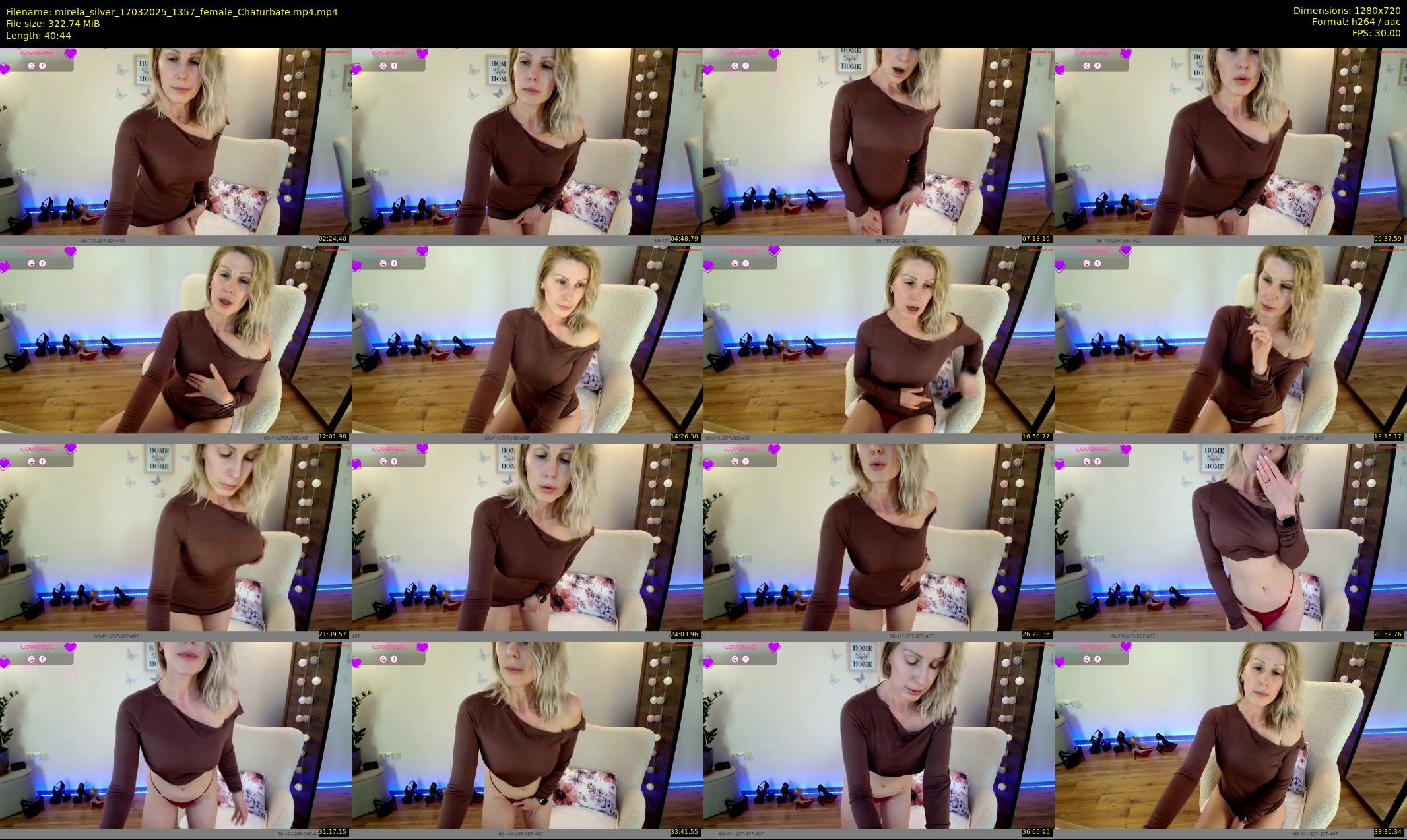mirela_silver — 41 minute Chaturbate female cam show recording, 720p, Mar 17, 2025