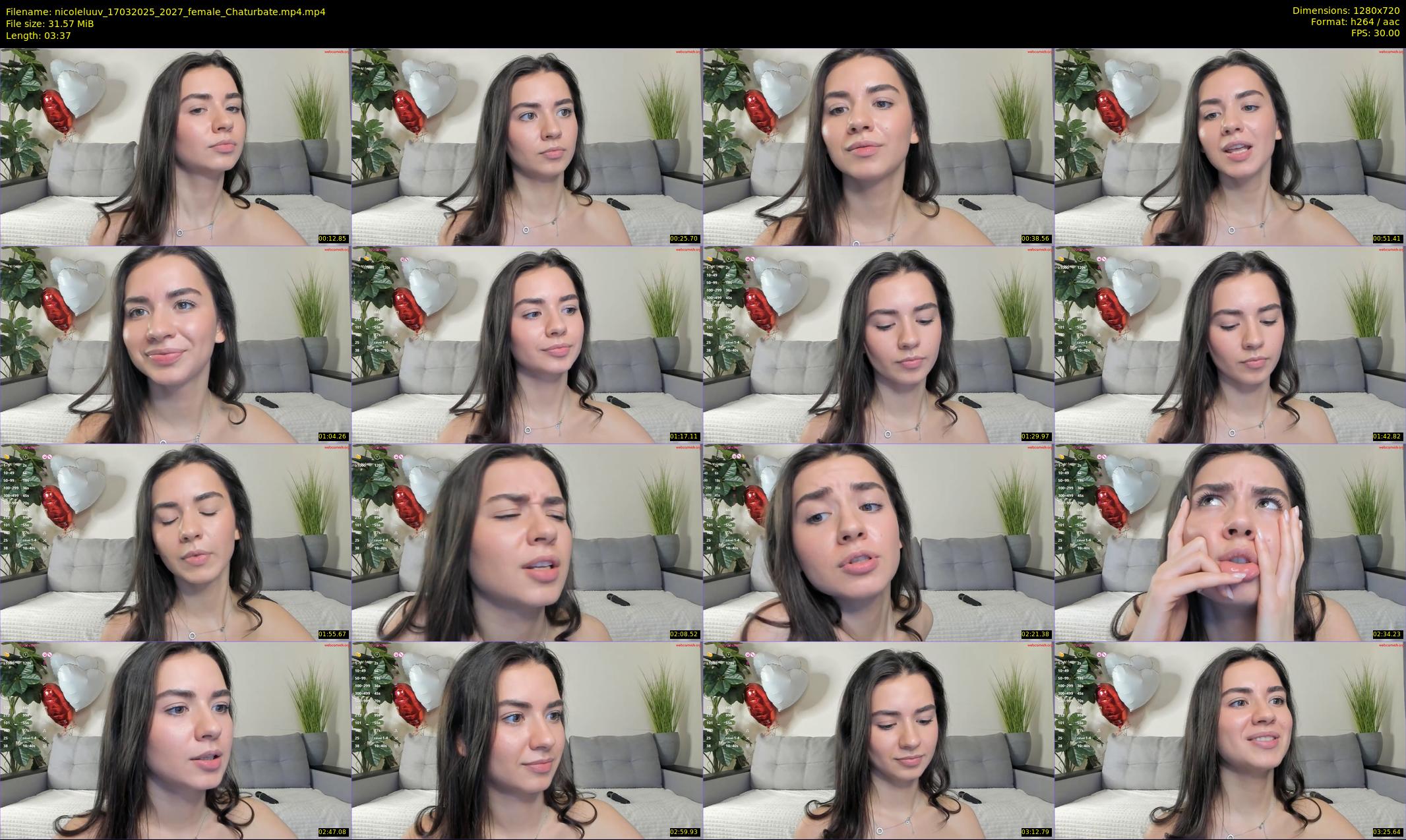 nicoleluuv — 4 minute Chaturbate female cam show recording, 720p, Mar 17, 2025