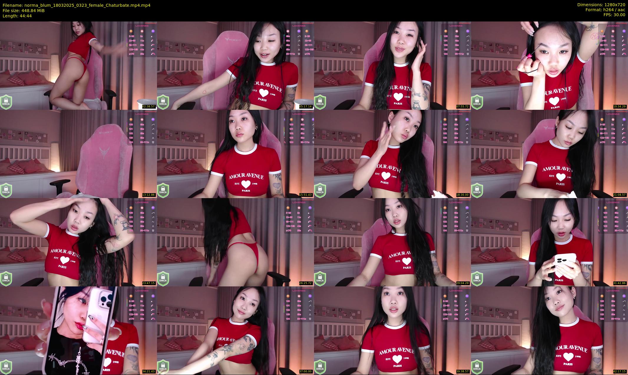 norma_blum — 45 minute Chaturbate female cam show recording, 720p, Mar 18, 2025