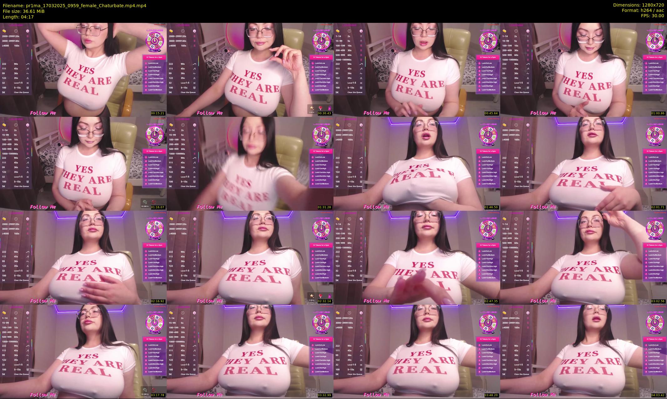 pr1ma — 5 minute Chaturbate female cam show recording, 720p, Mar 17, 2025