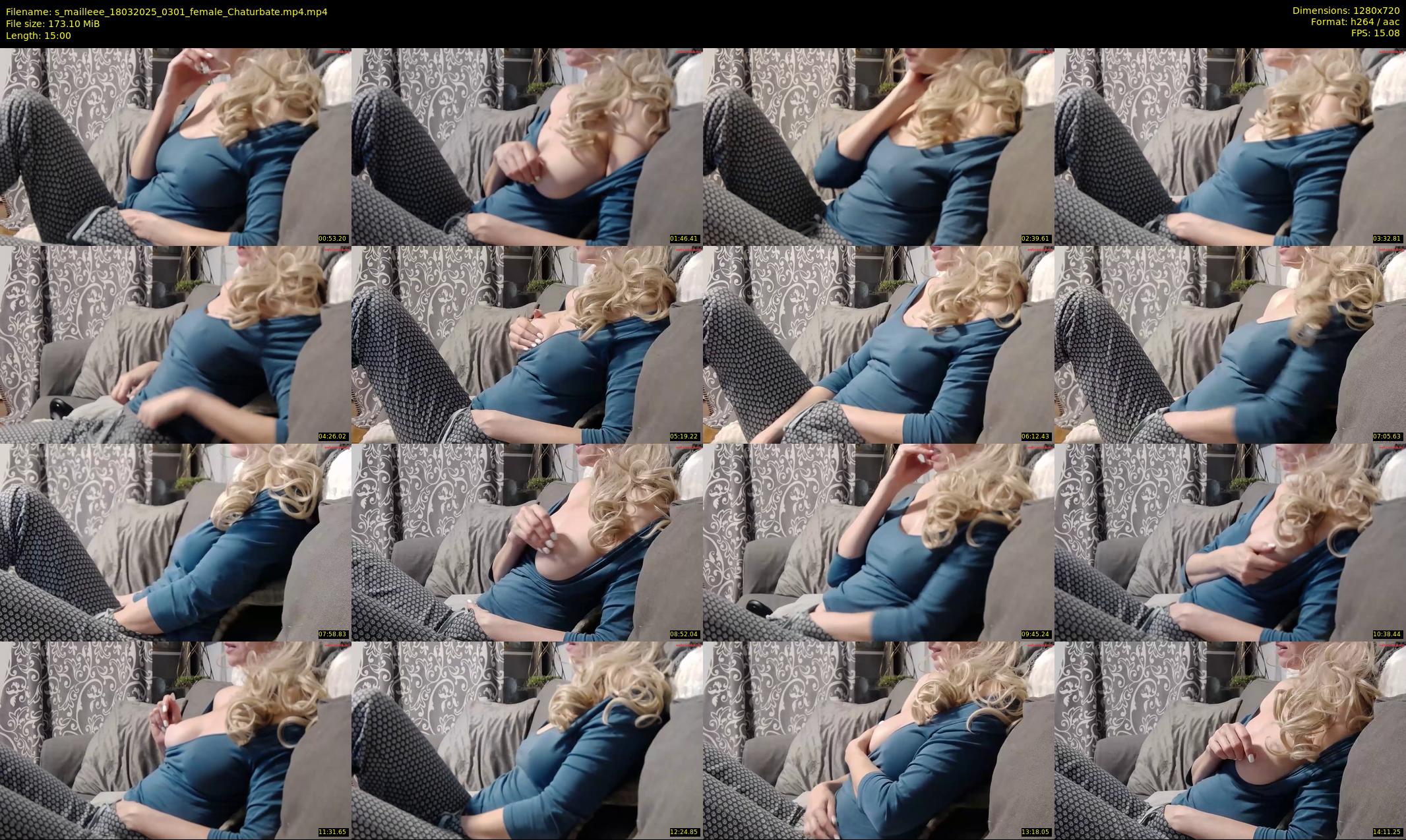 s_mailleee — 15 minute Chaturbate female cam show recording, 720p, Mar 18, 2025