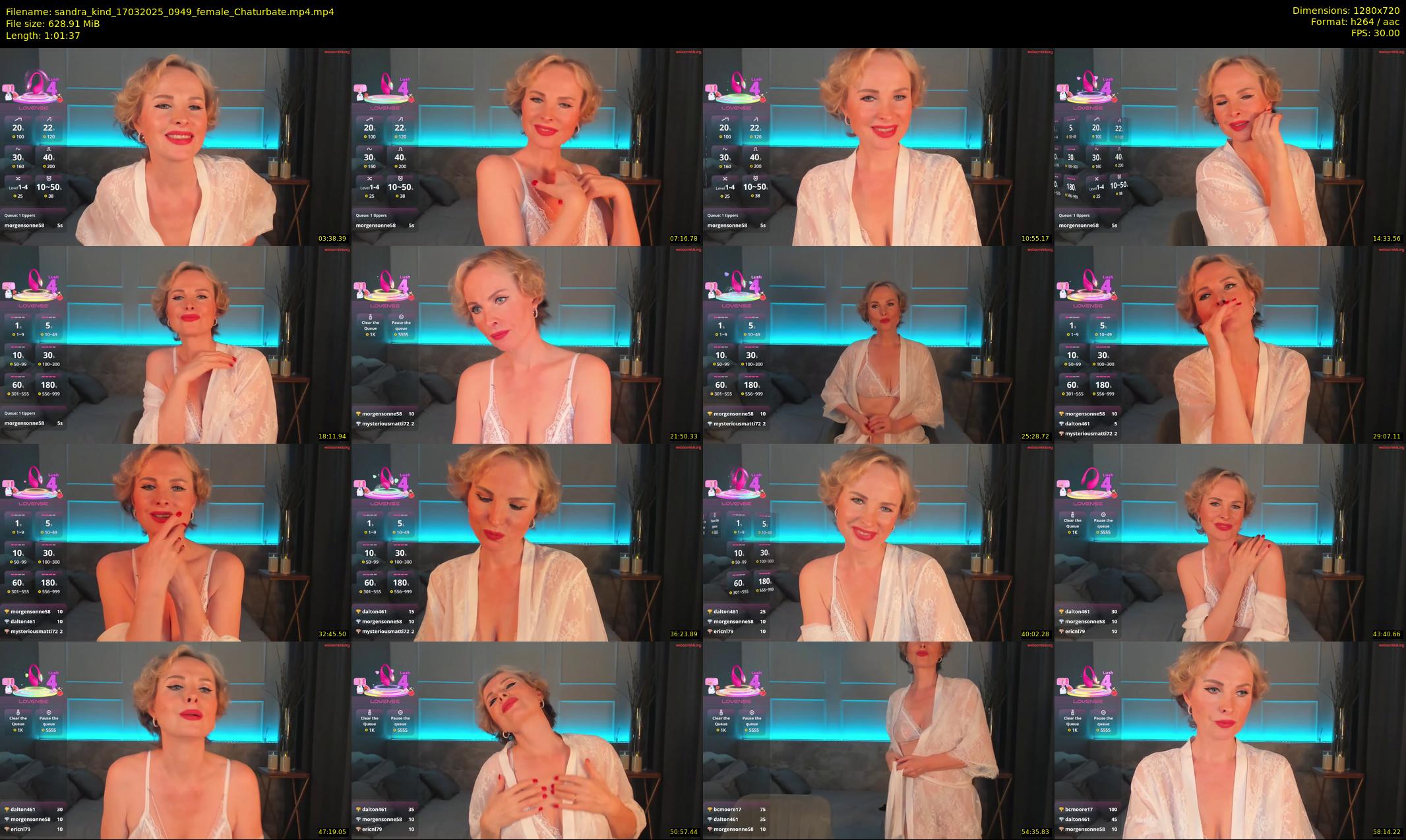 sandra_kind — 62 minute Chaturbate female cam show recording, 720p, Mar 17, 2025