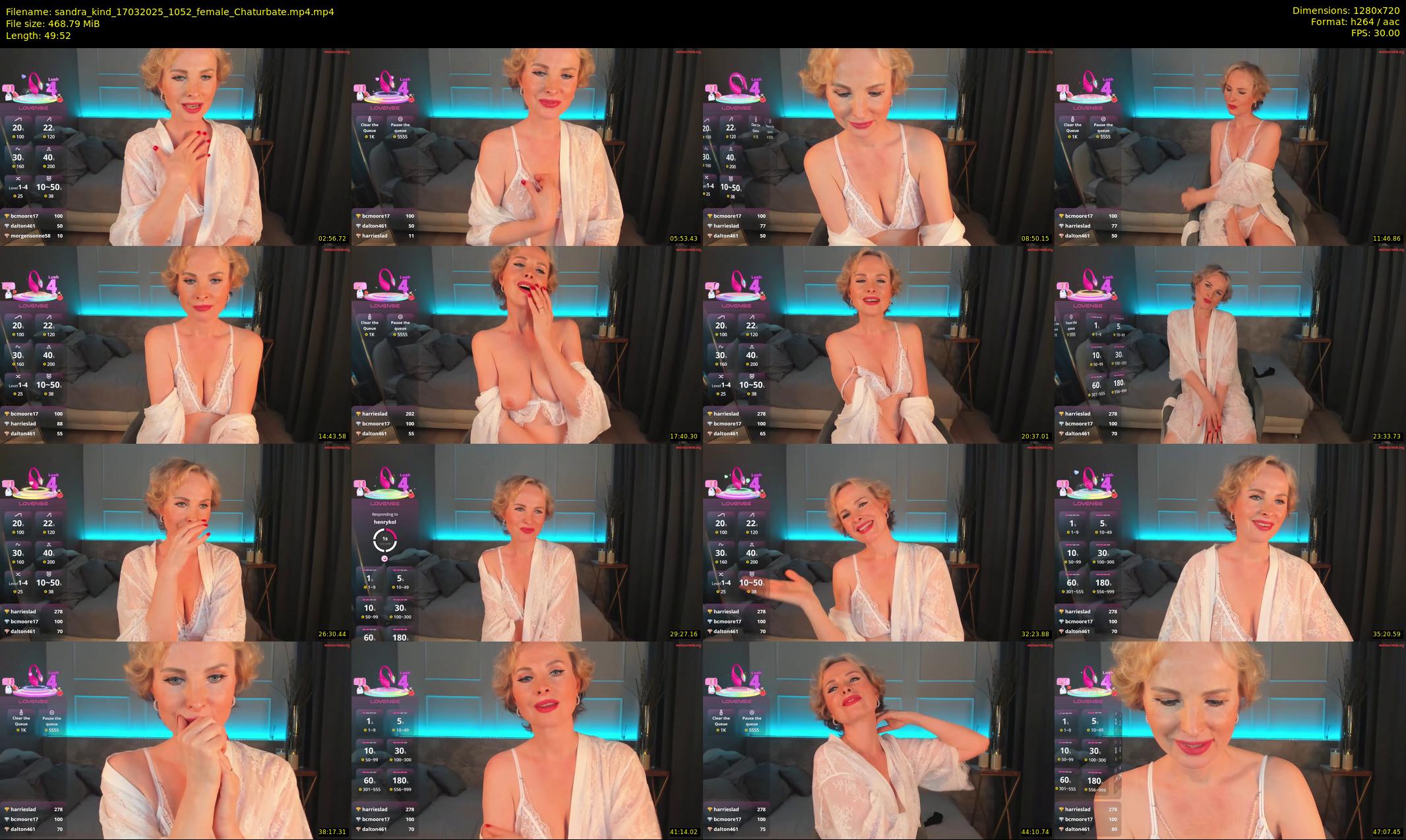 sandra_kind — 50 minute Chaturbate female cam show recording, 720p, Mar 17, 2025