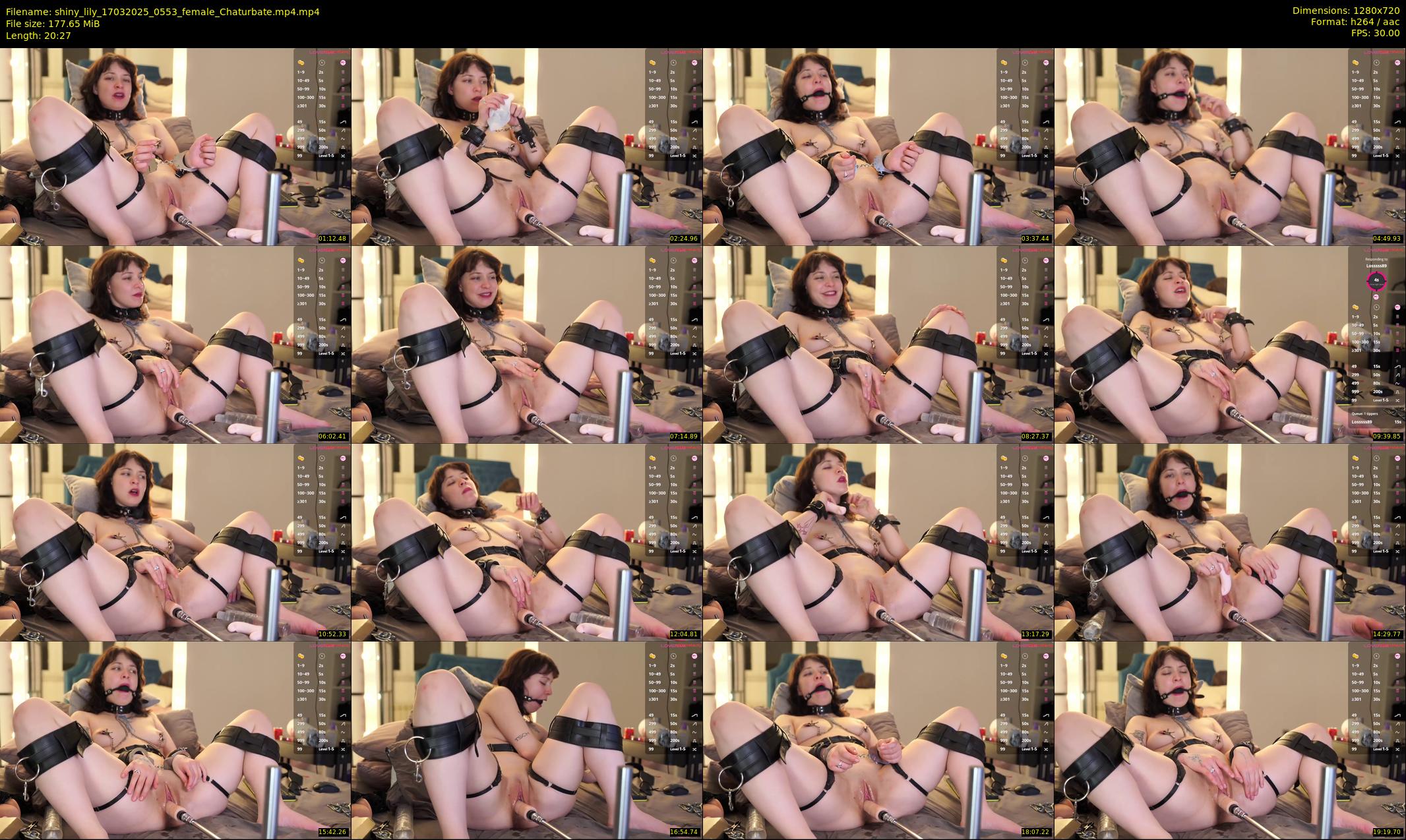 shiny_lily — 21 minute Chaturbate female cam show recording, 720p, Mar 17, 2025