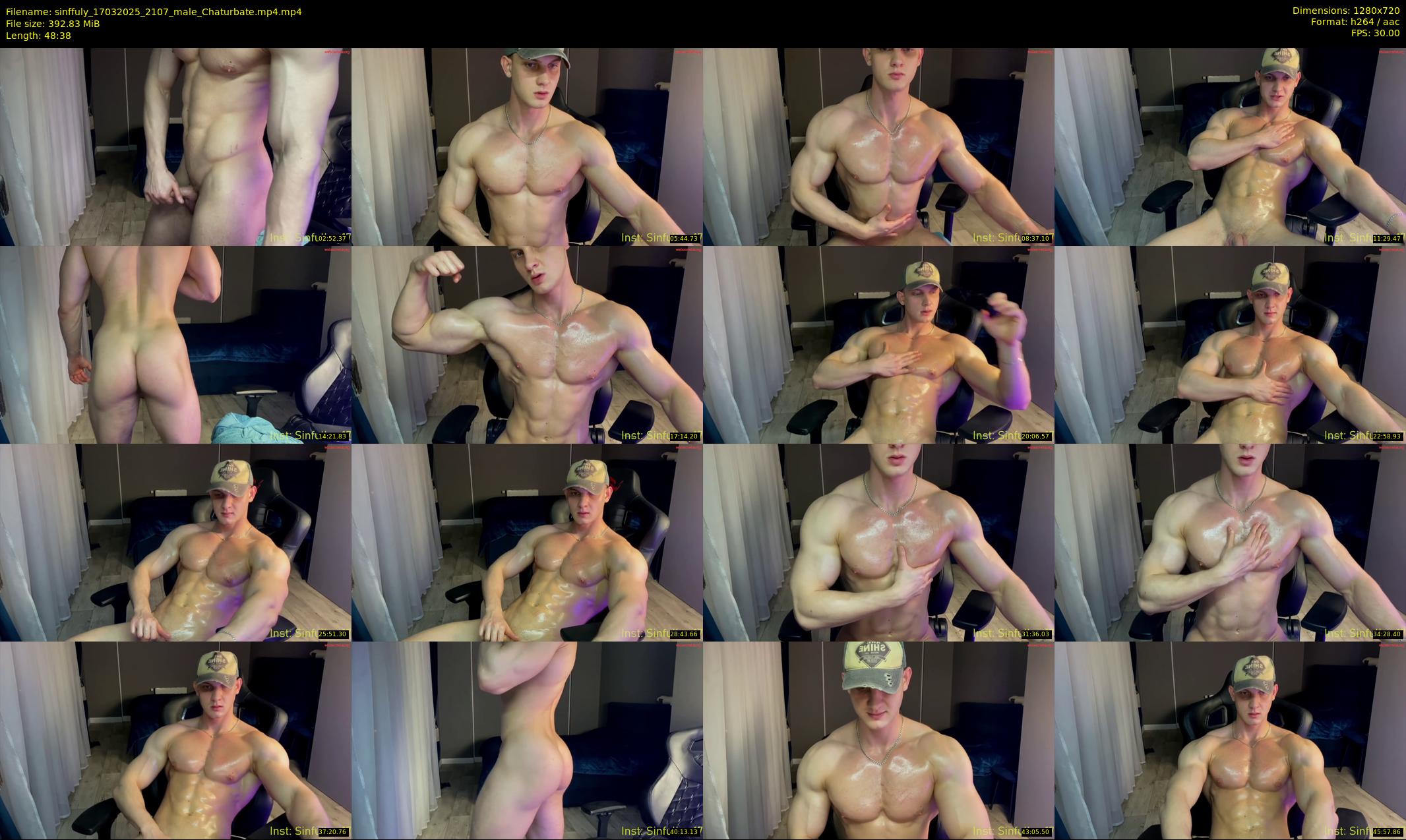 sinffuly — 49 minute Chaturbate male cam show recording, 720p, Mar 17, 2025