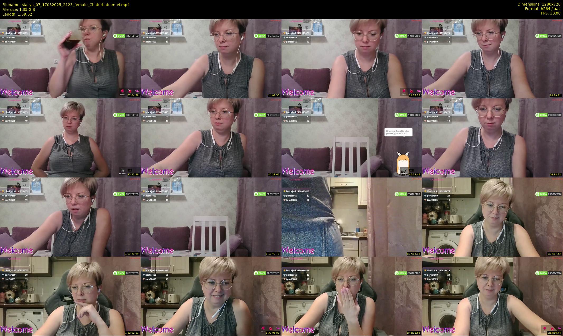 stasya_07 — 120 minute Chaturbate female cam show recording, 720p, Mar 17, 2025